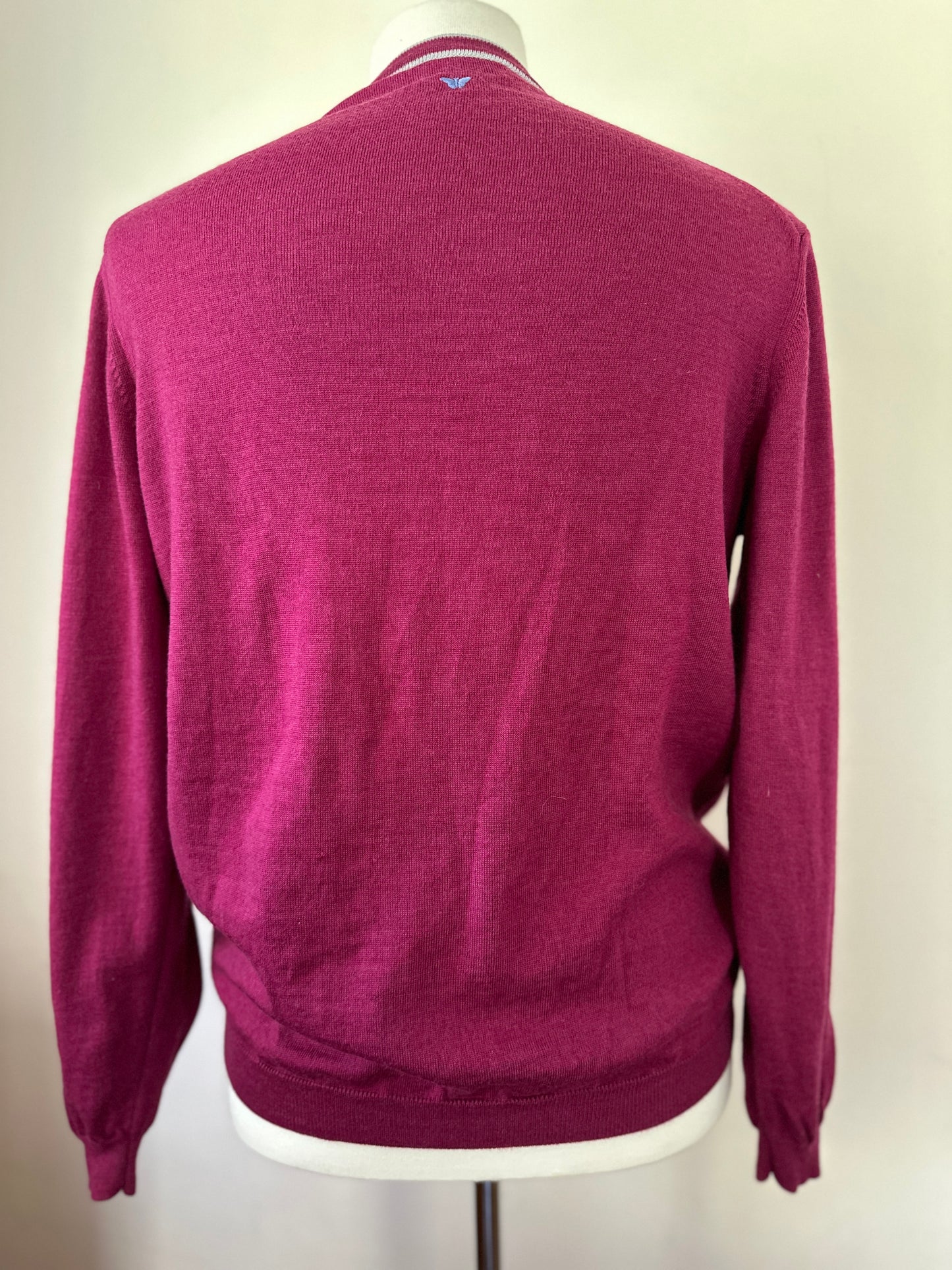 Duchamp London Raspberry Cardigan
