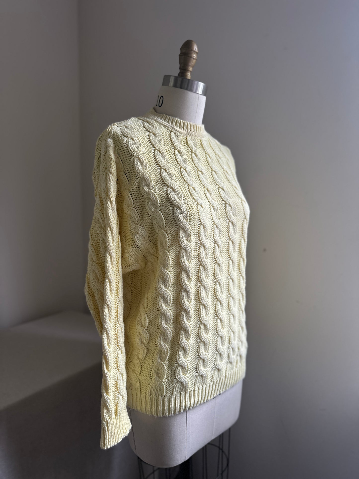 Benetton Yellow Crew Neck Sweater