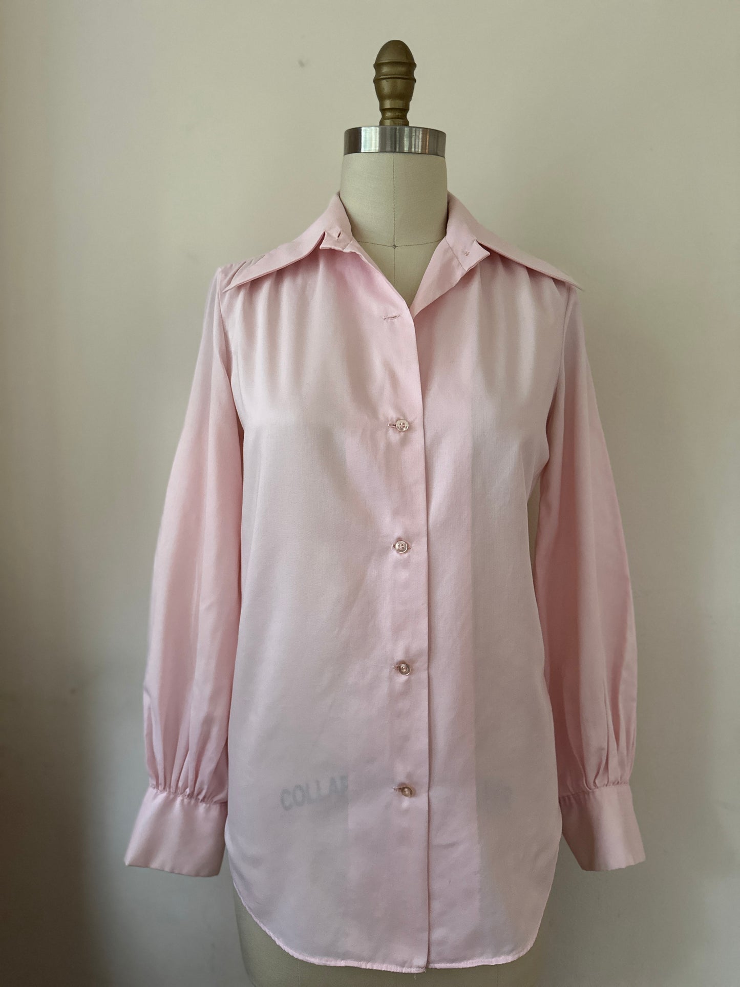 The Perfect Pink Collared Blouse by Lady Arrow