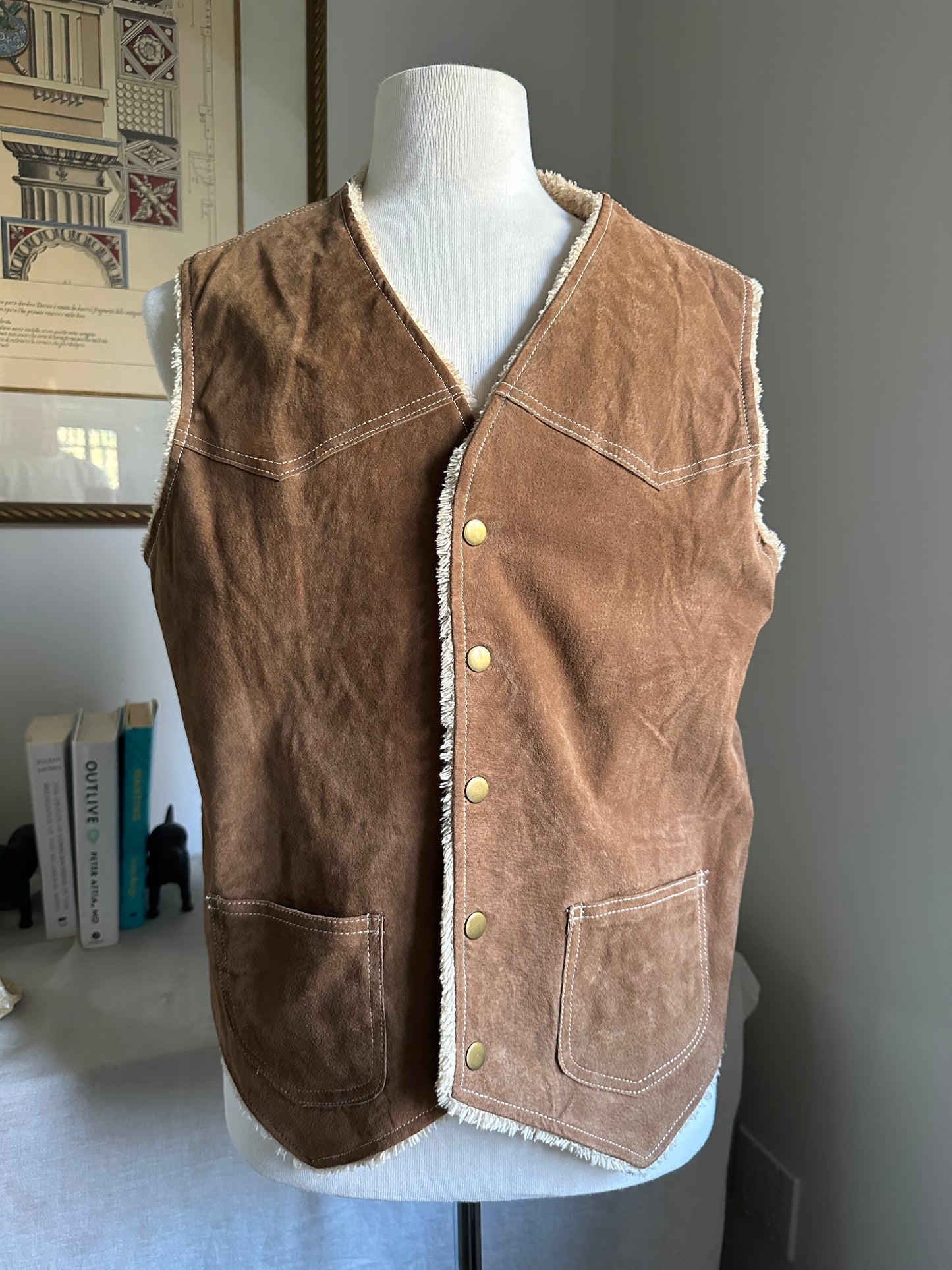 Scully Suede Leather Vest
