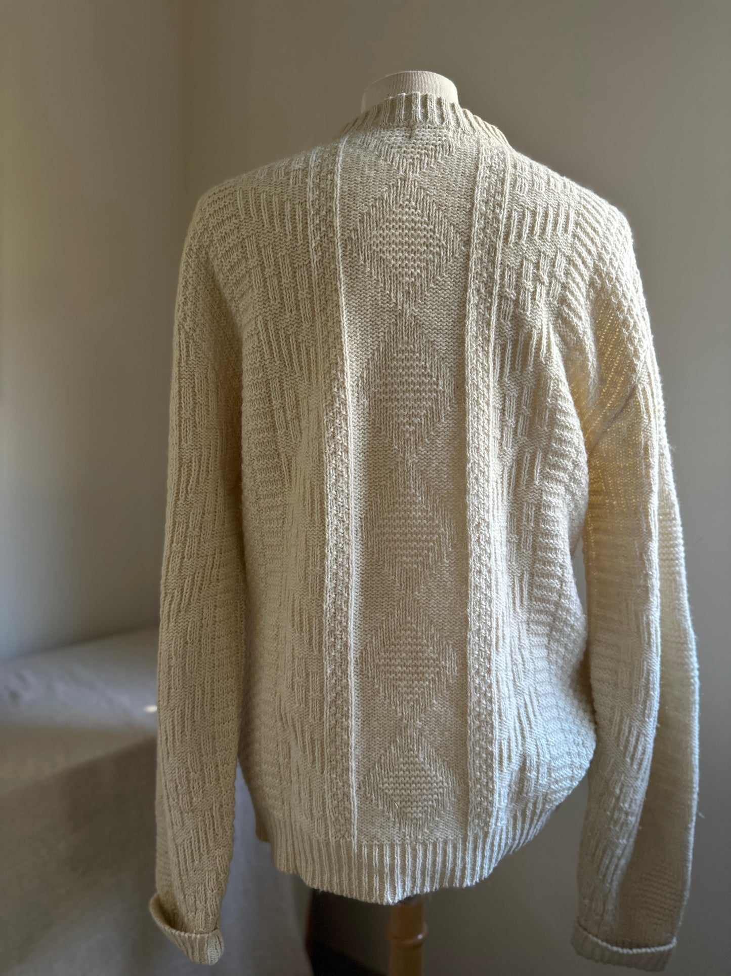 Sport King Cream Wool Sweater