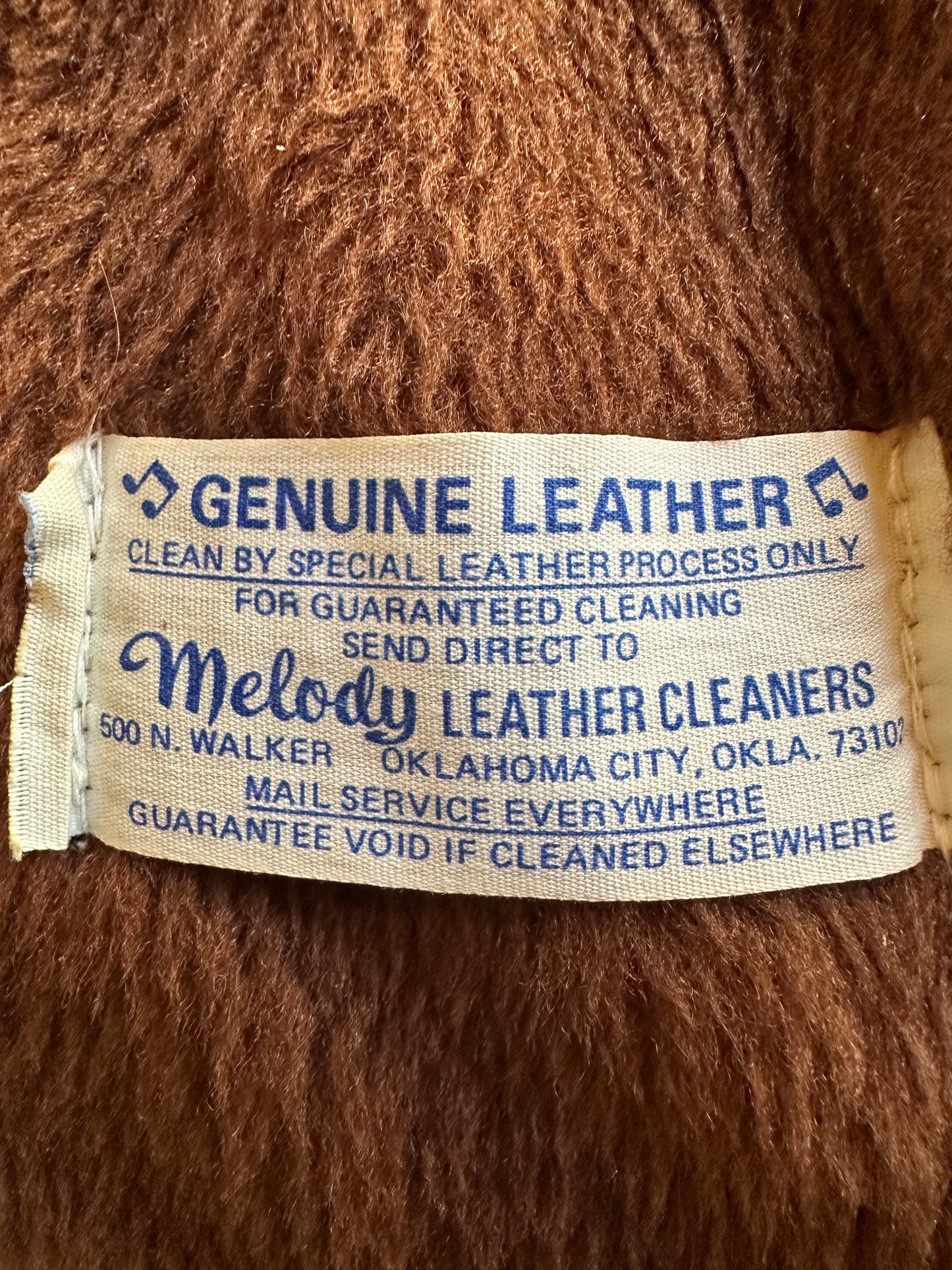 JC Penny Western Apparel Brown Suede Vest