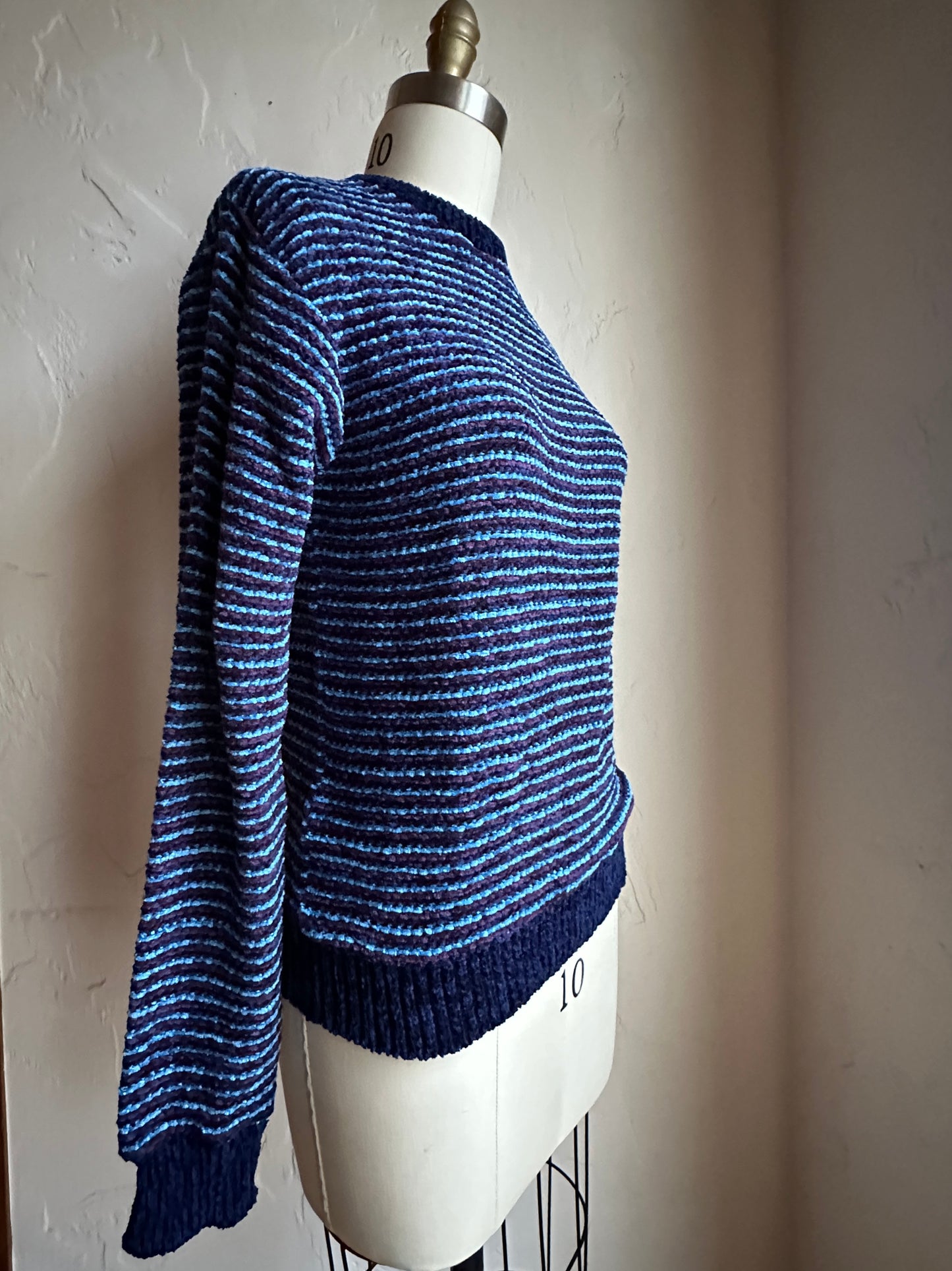 Chenille Striped Sweater