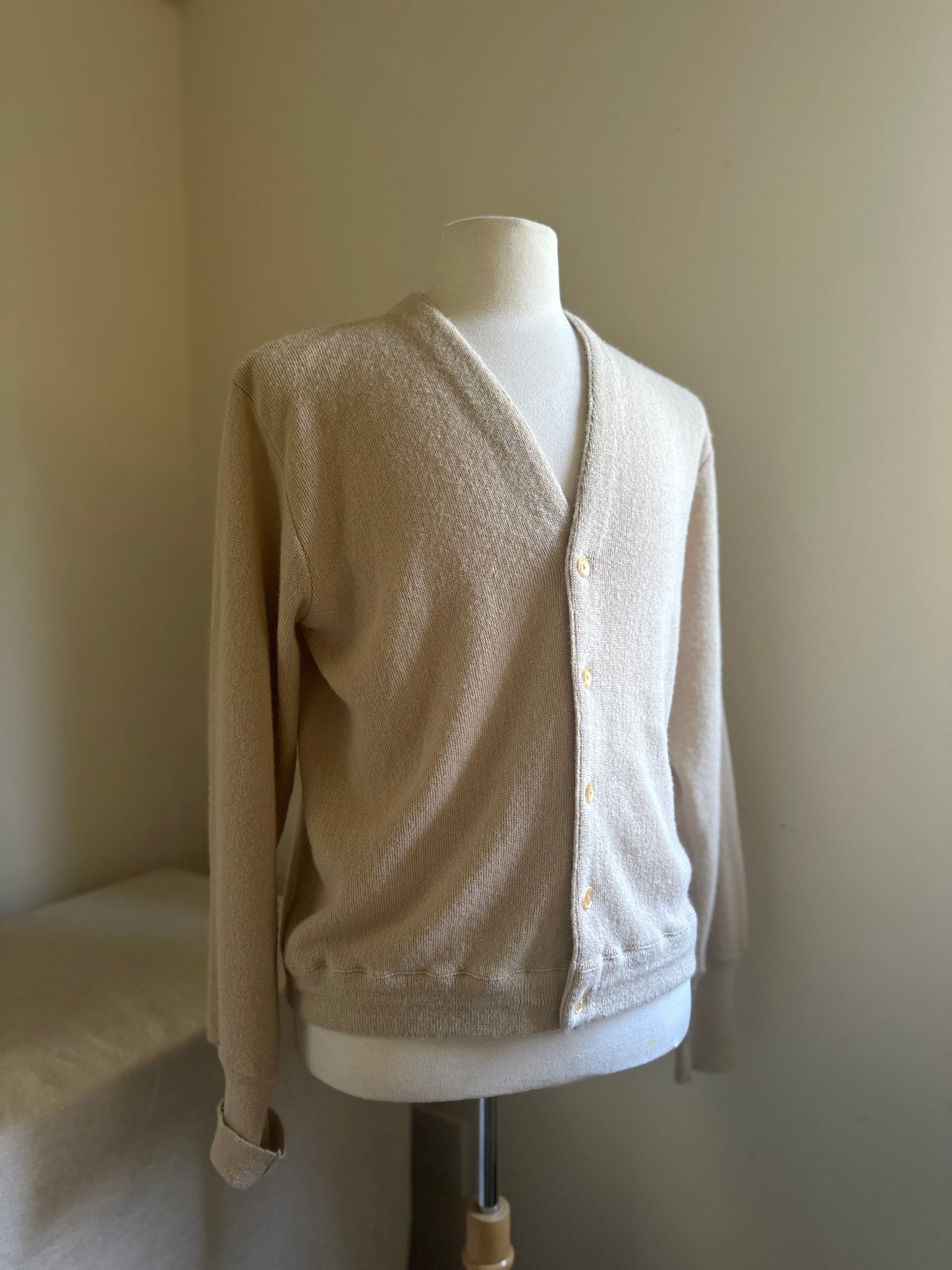 Lord Jeff Beige Golf Sweater