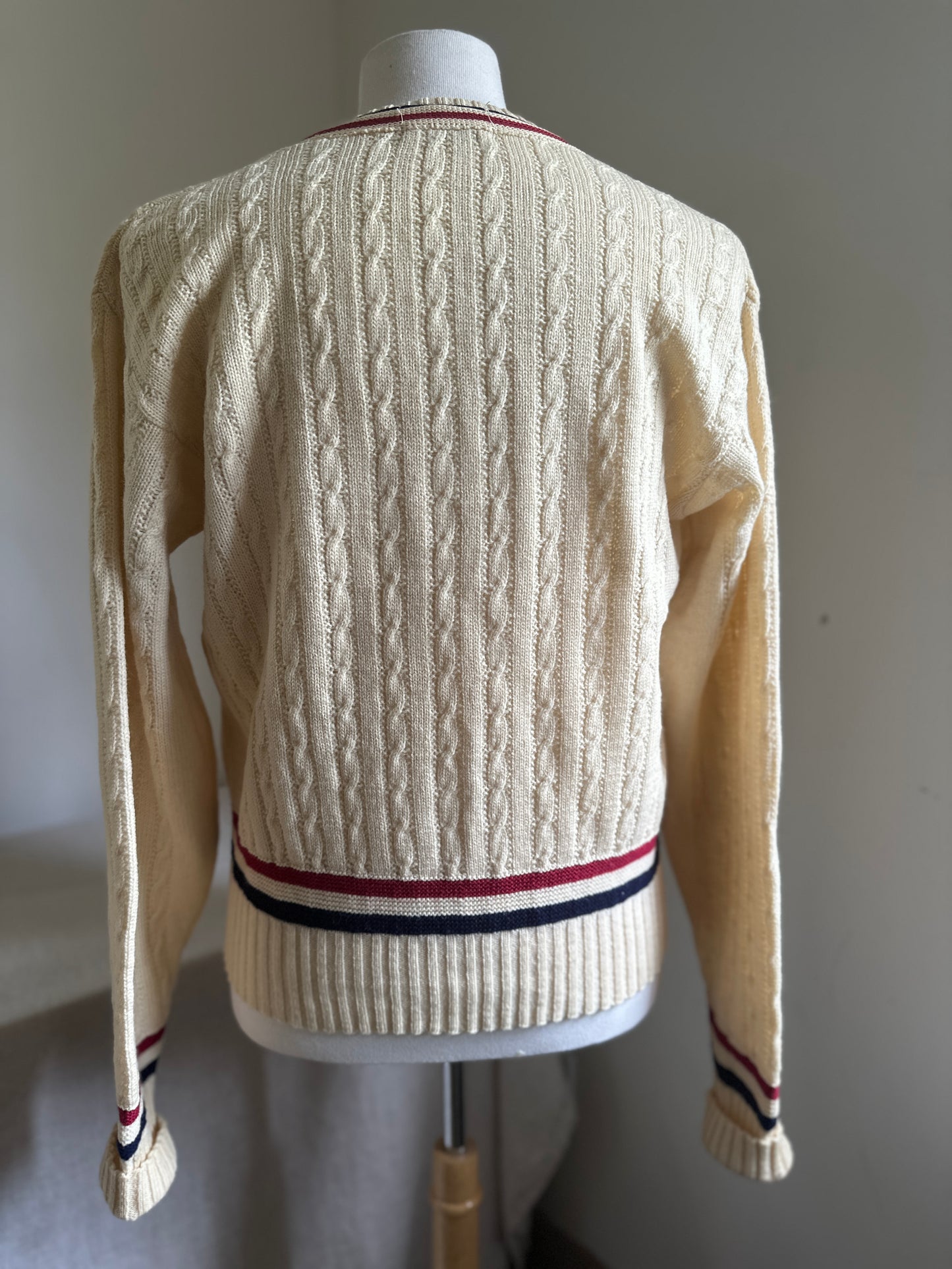 Fashion Hill Cream Wool Cricket Sweater