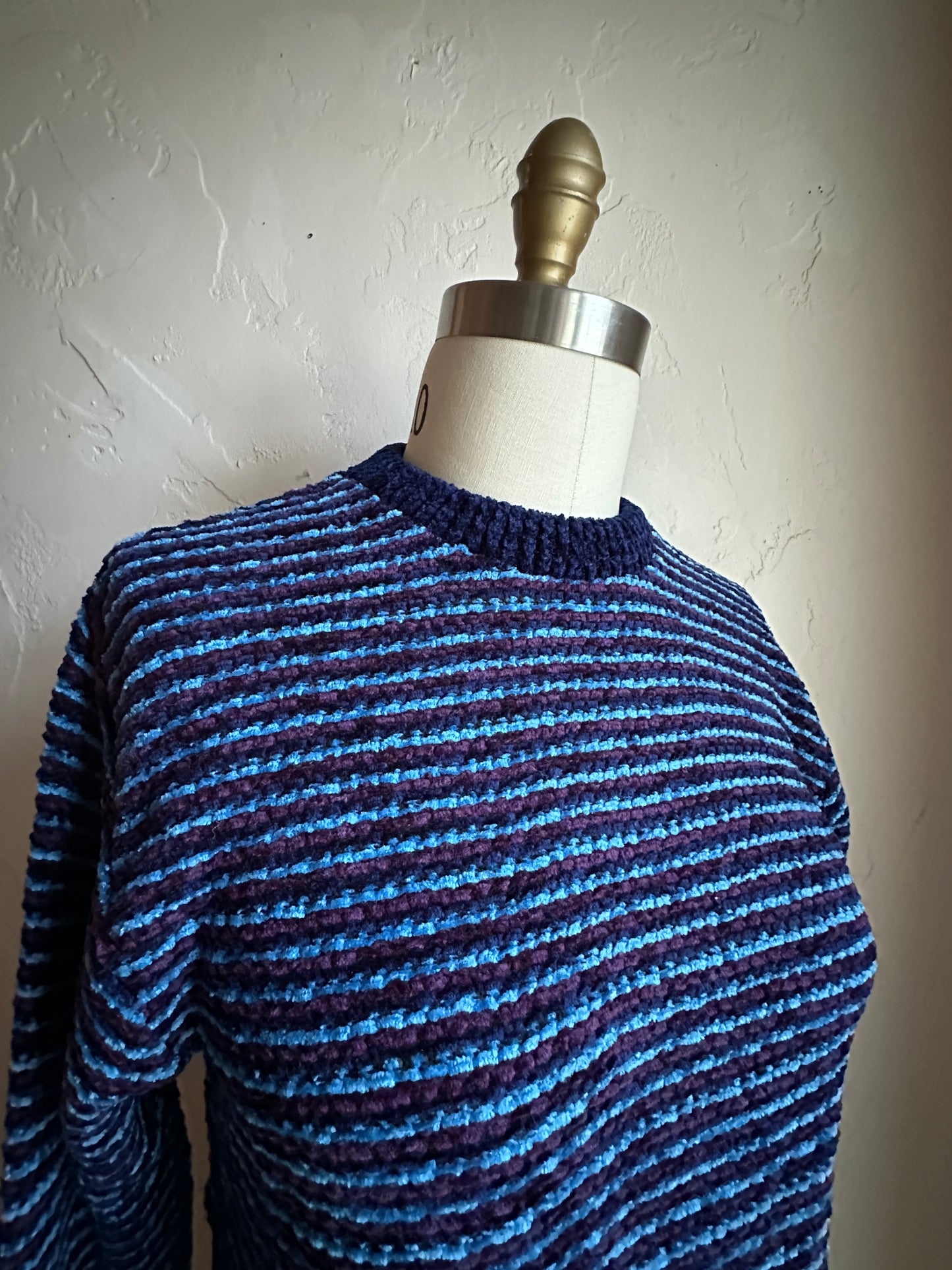 Chenille Striped Sweater
