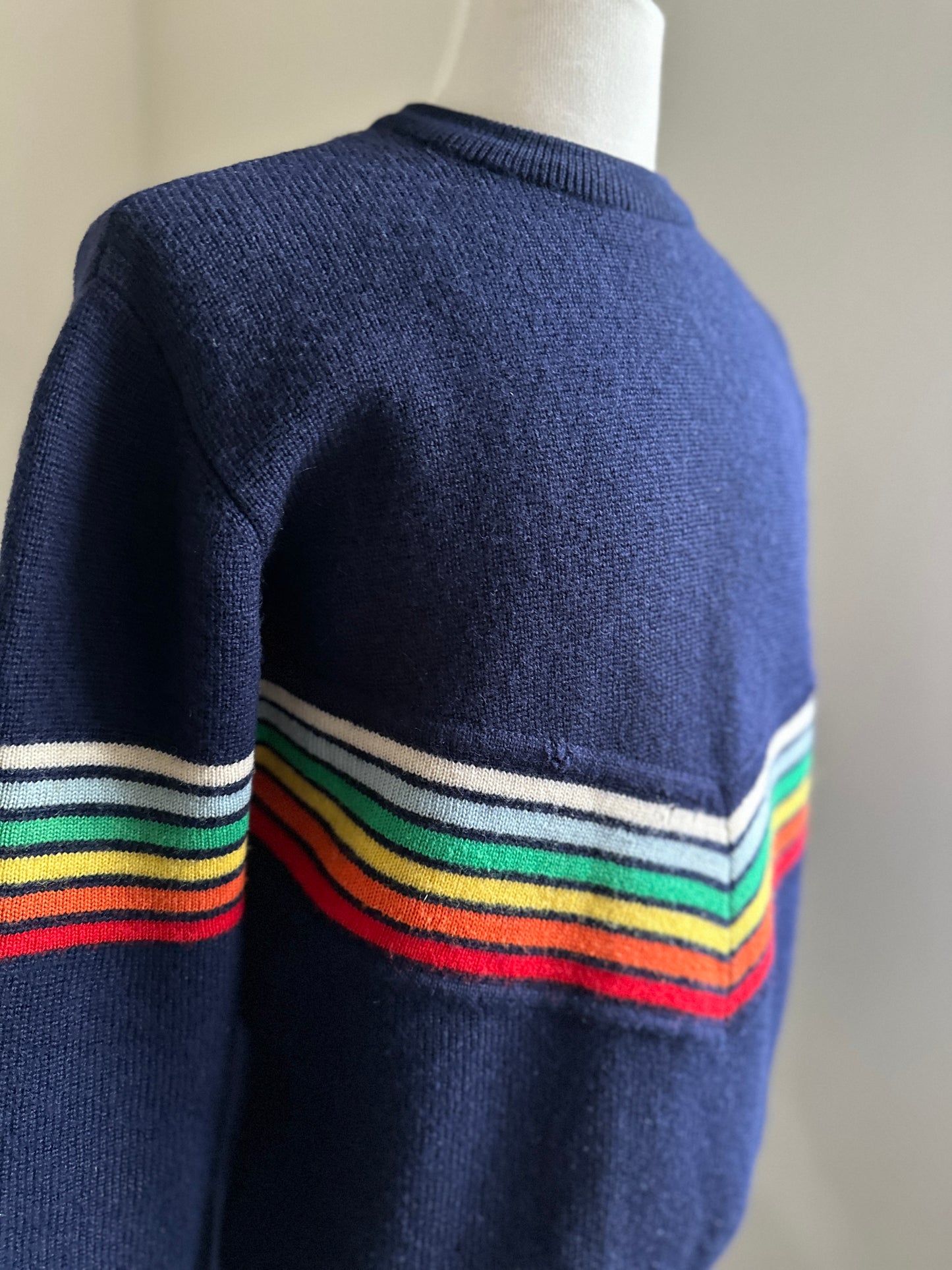 Snowdance Wool Rainbow Ski Sweater