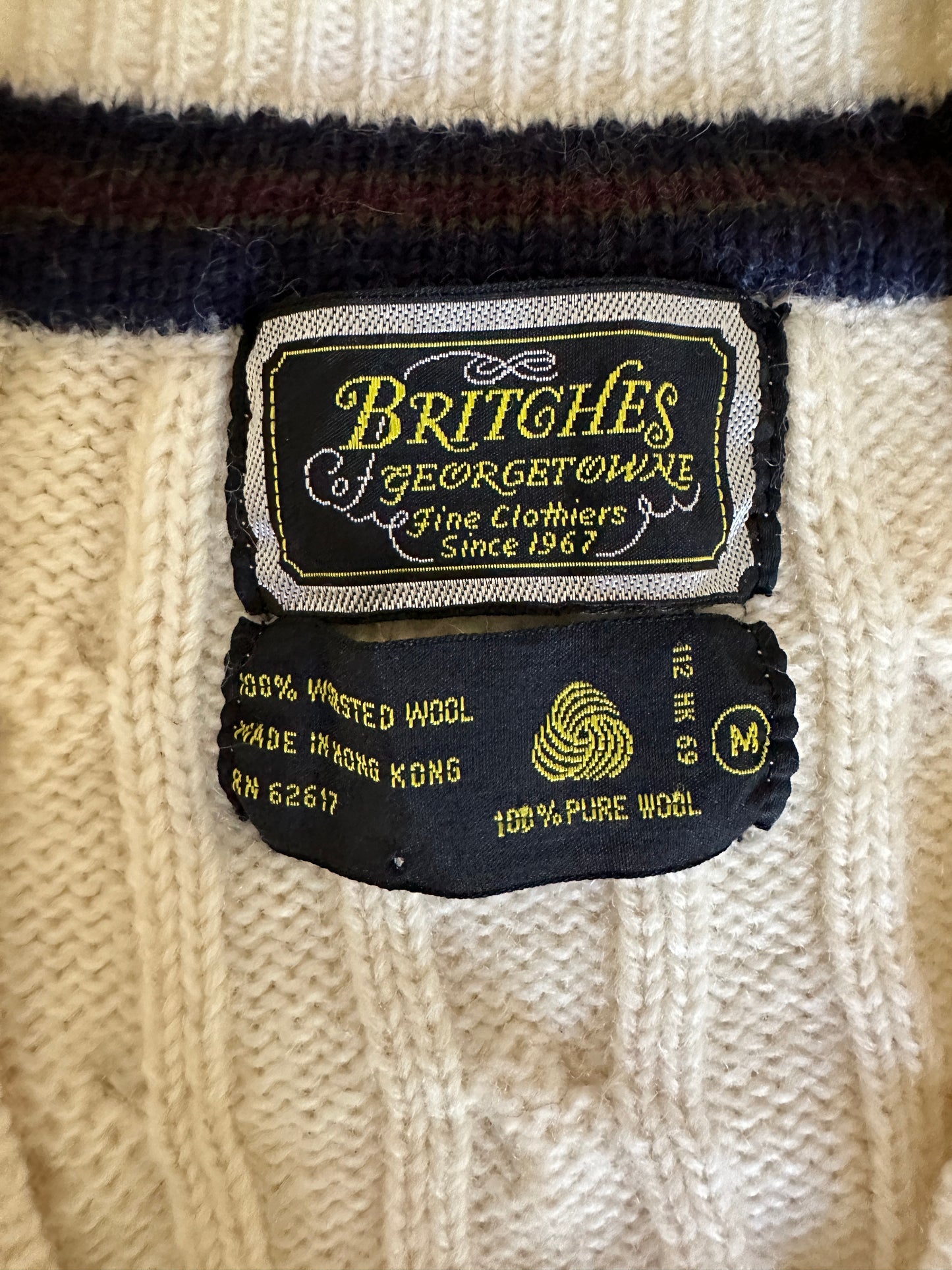 Britches of Georgetown Wool Tennis V-Neck