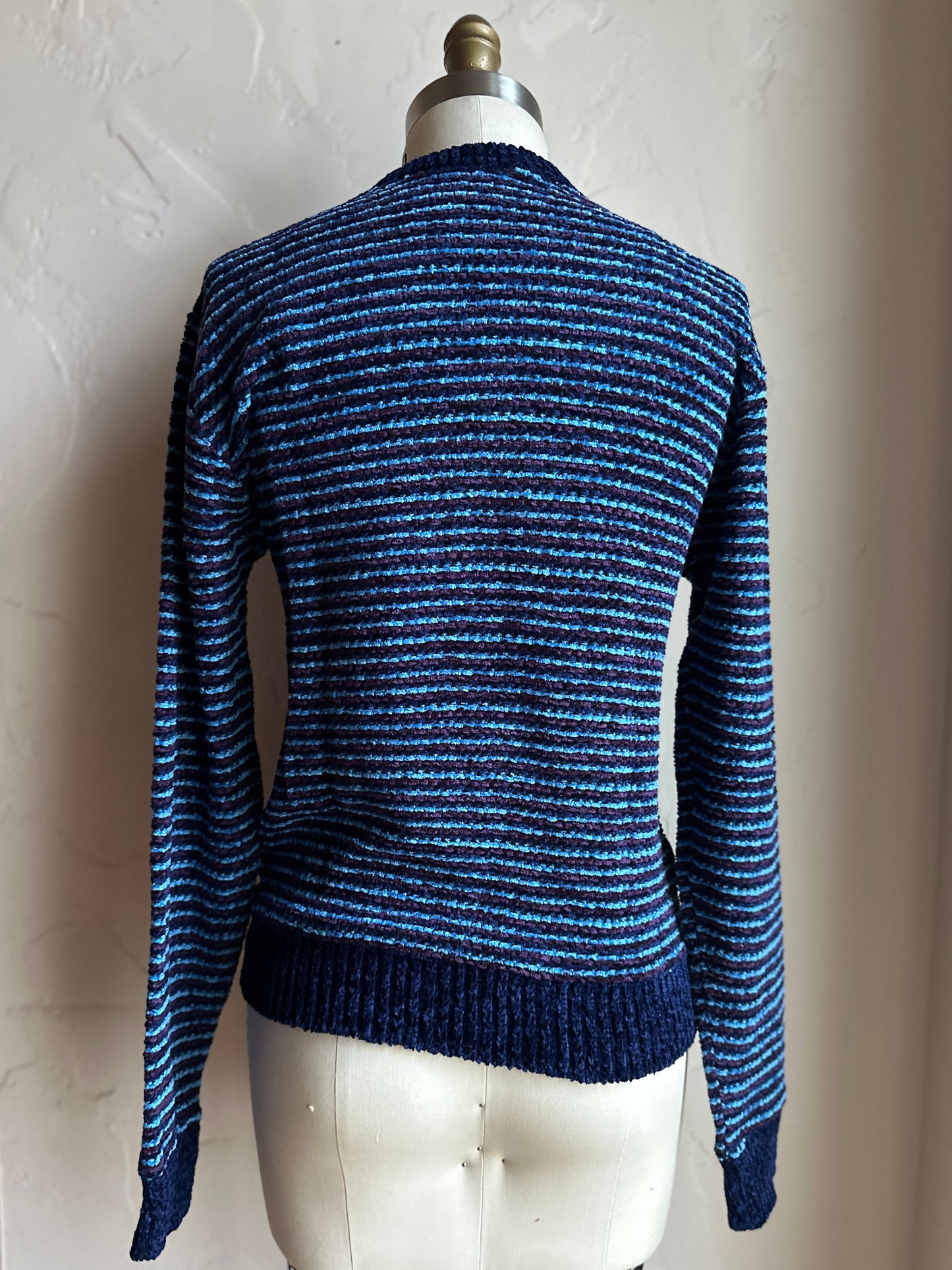 Chenille Striped Sweater