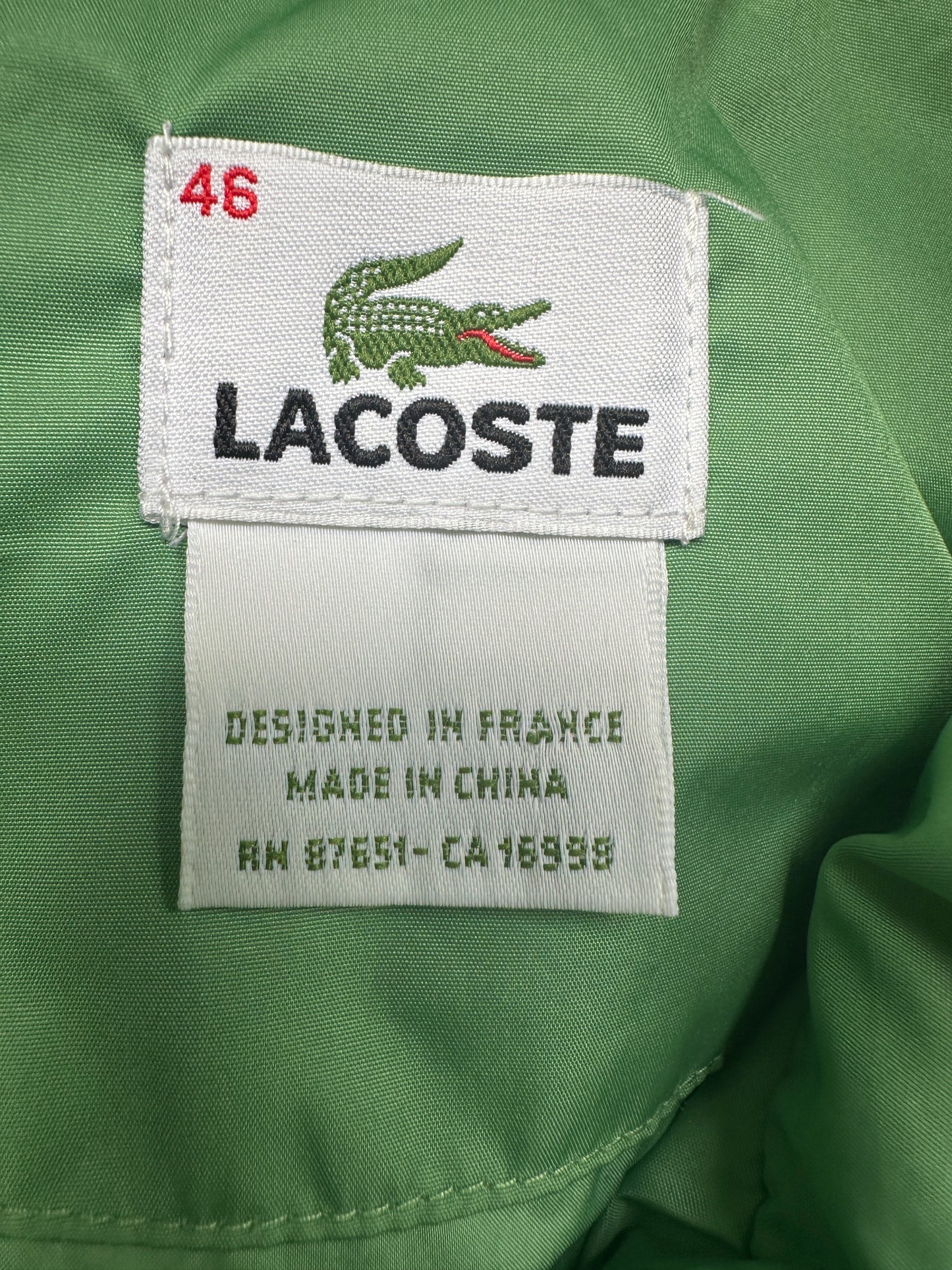 Lacoste Green Puffy Vest