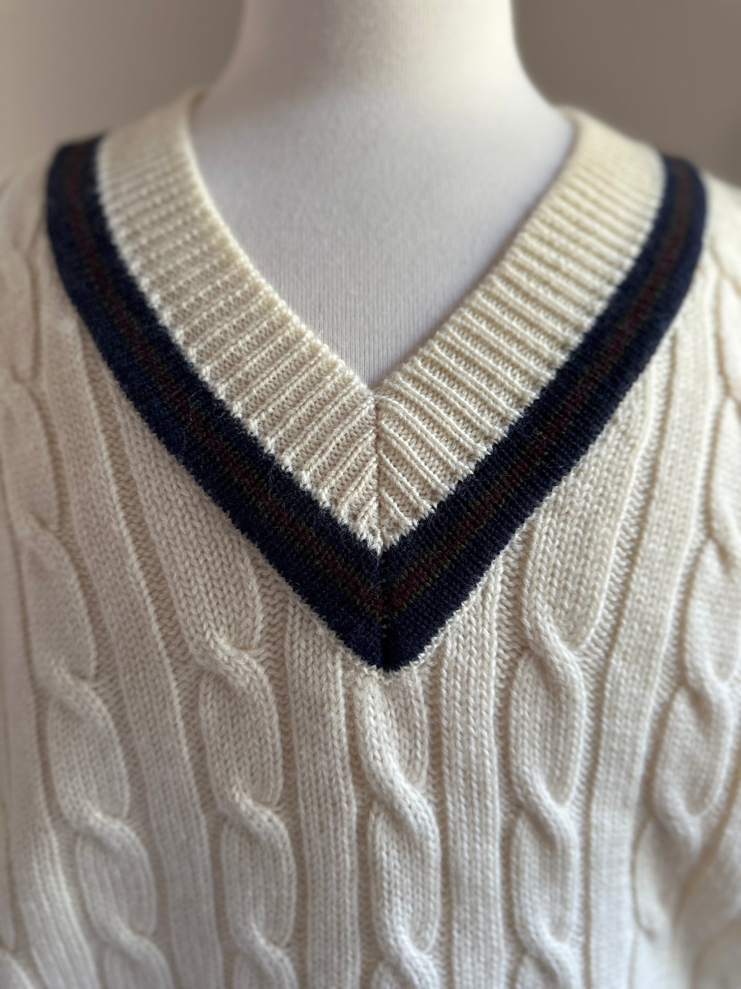 Britches of Georgetown Wool Tennis V-Neck