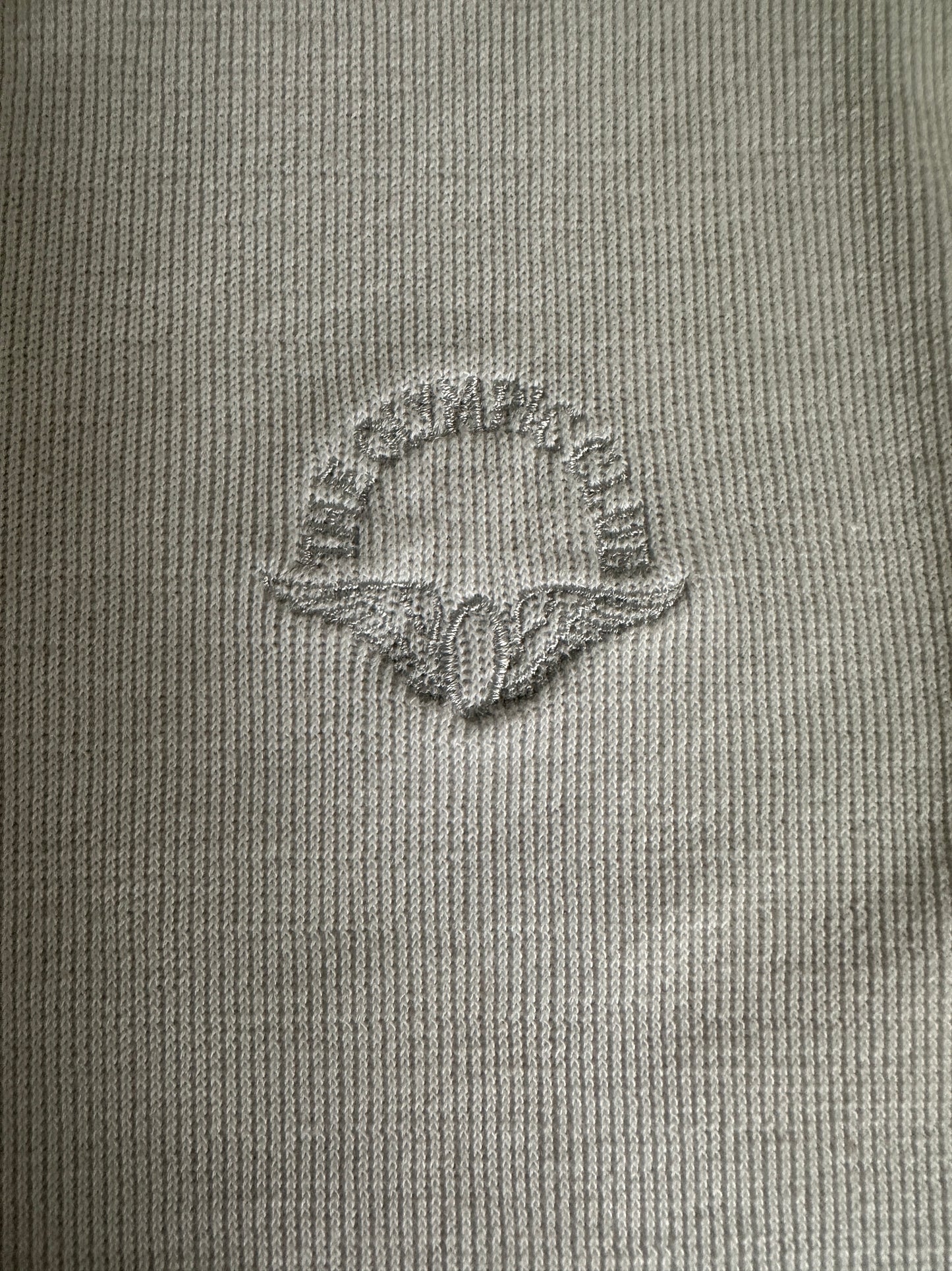 Tail Olympic Club White V-Neck Cotton Sweater