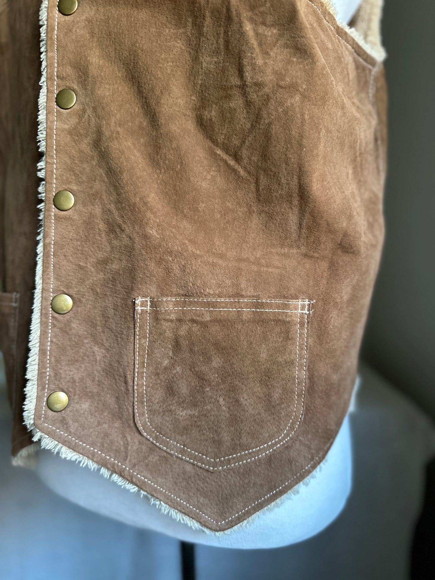Scully Suede Leather Vest