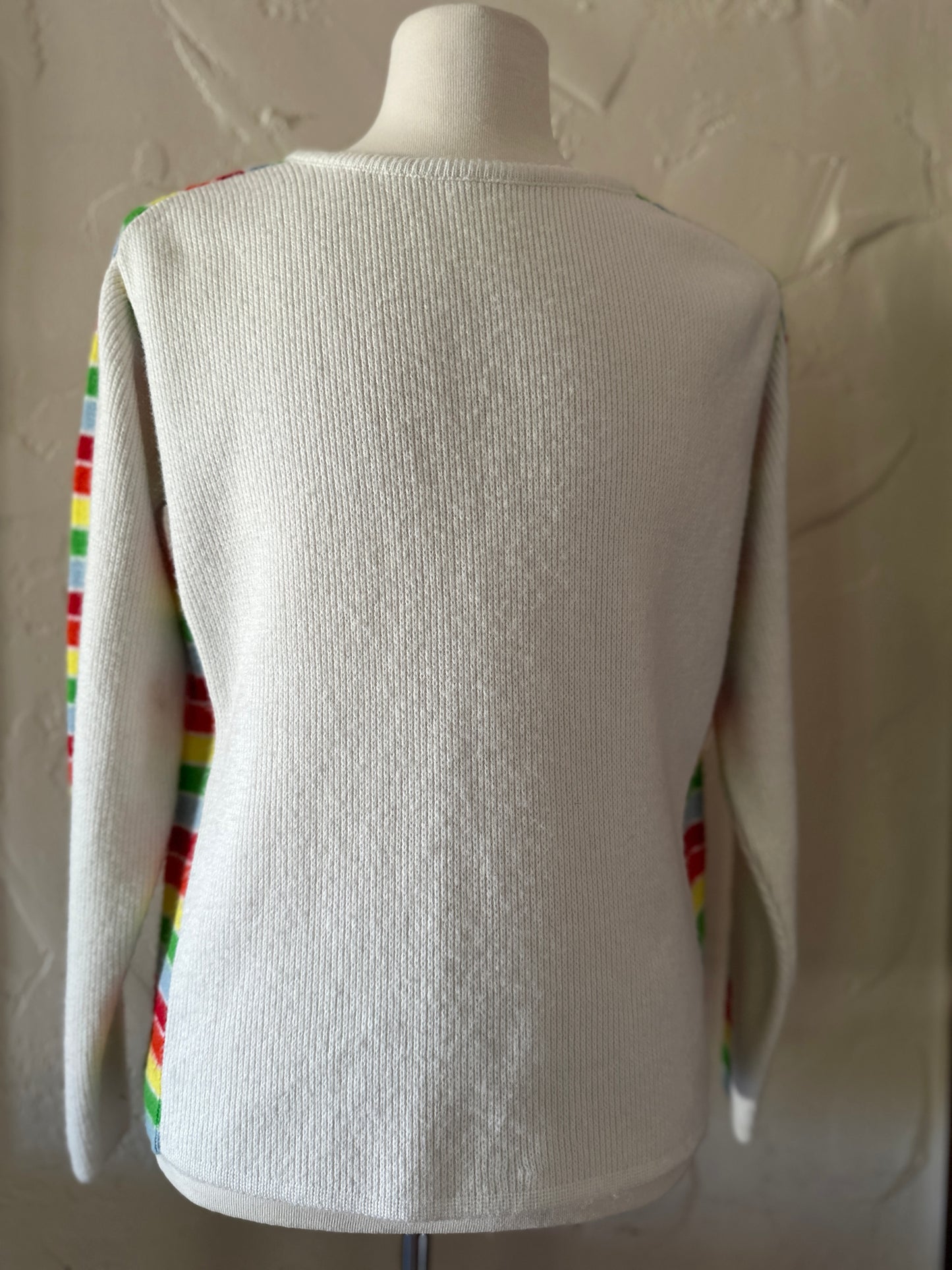 Sears 'Put-On' Shop Rainbow Sleeved Sweater