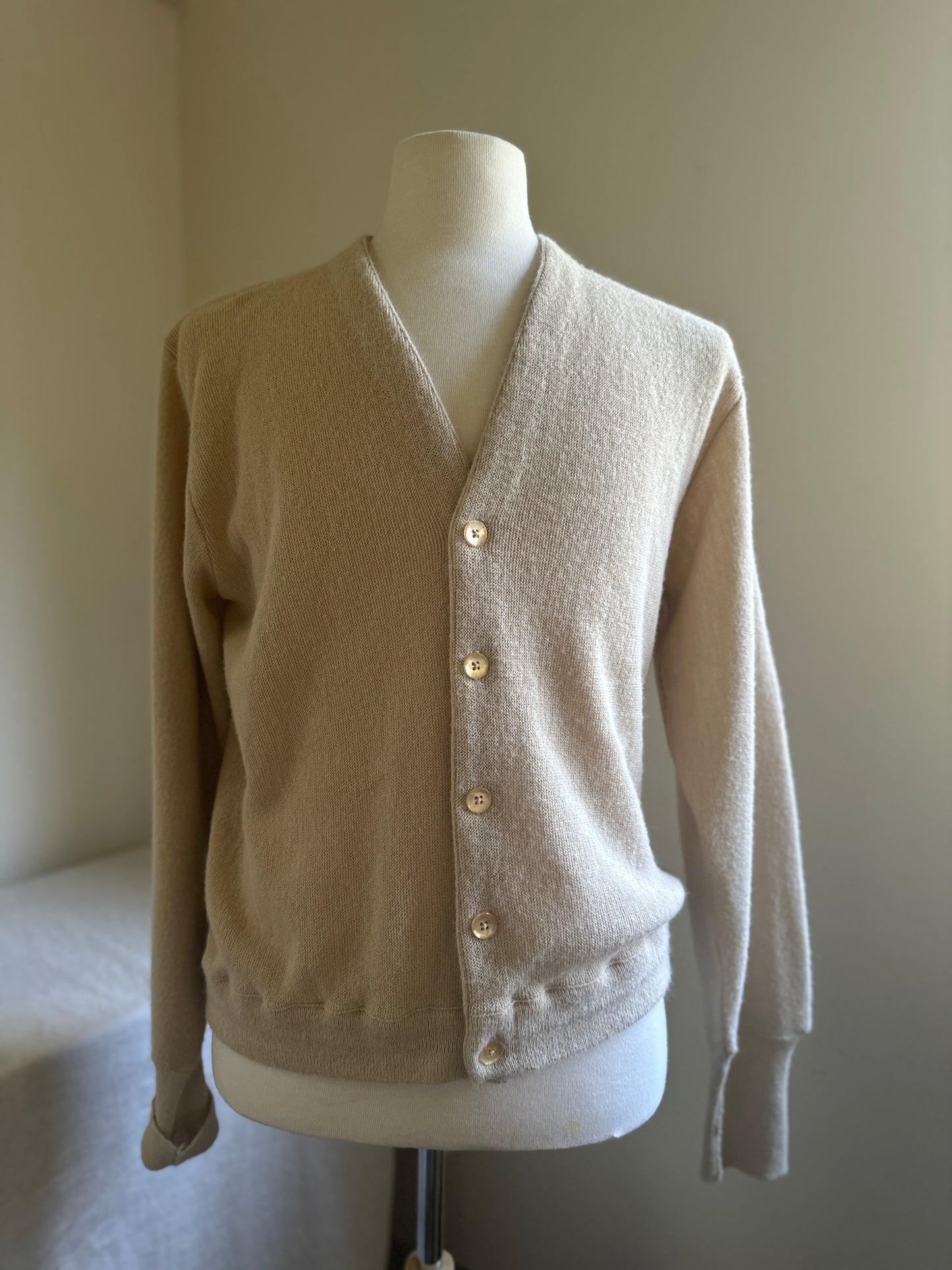 Lord Jeff Beige Golf Sweater