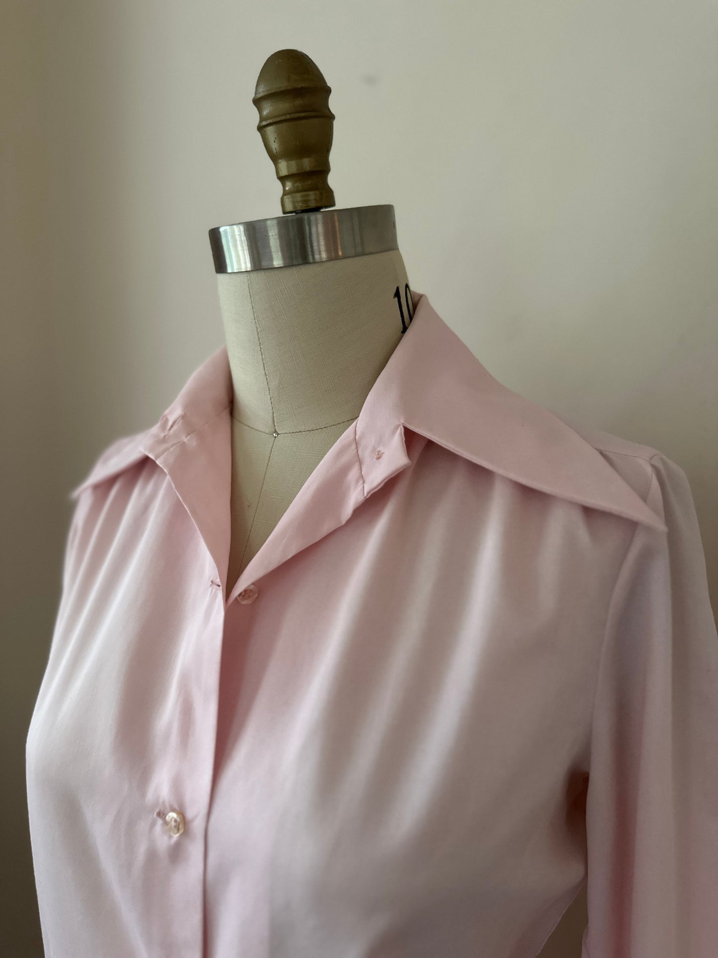 The Perfect Pink Collared Blouse by Lady Arrow