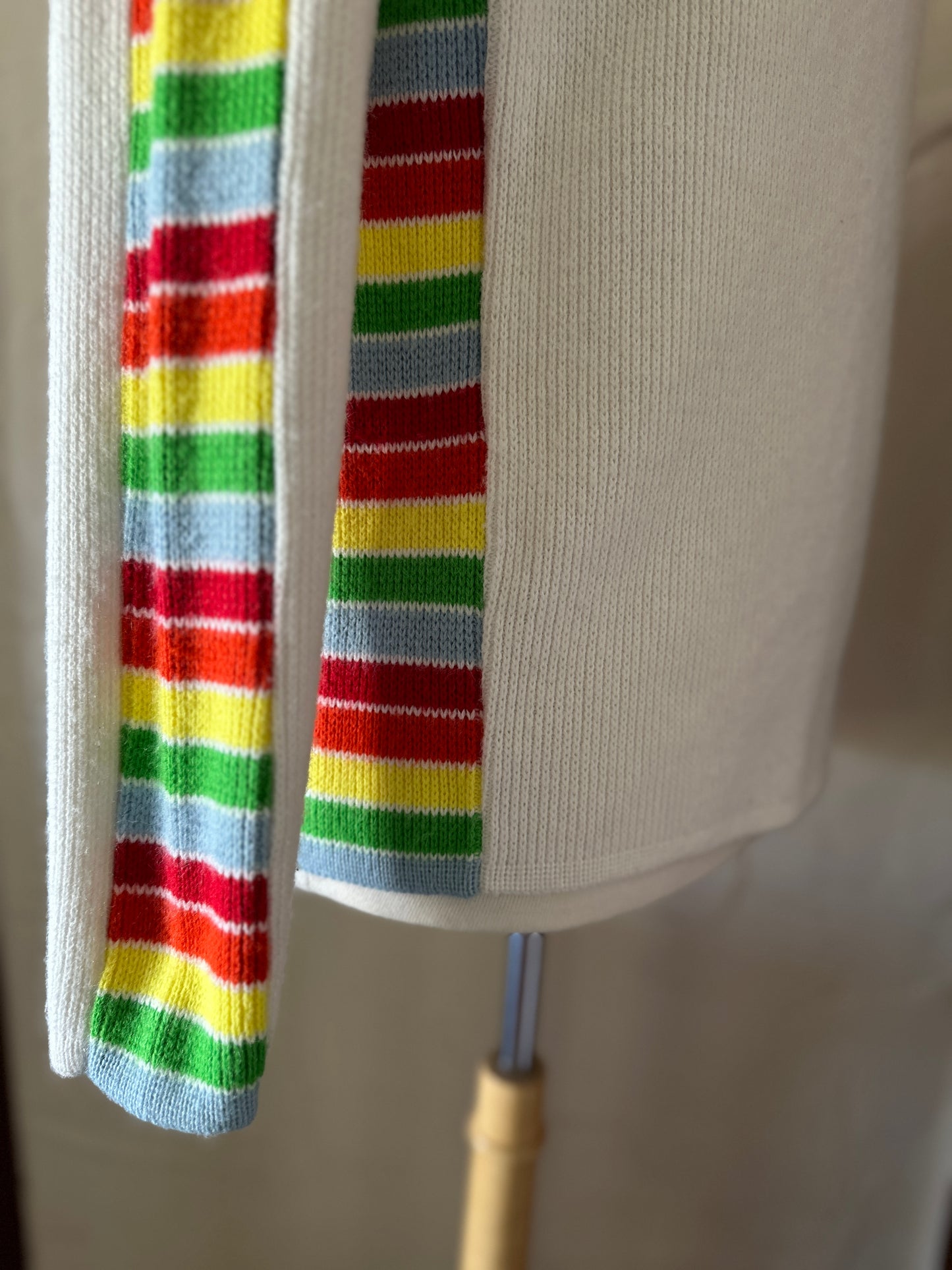 Sears 'Put-On' Shop Rainbow Sleeved Sweater