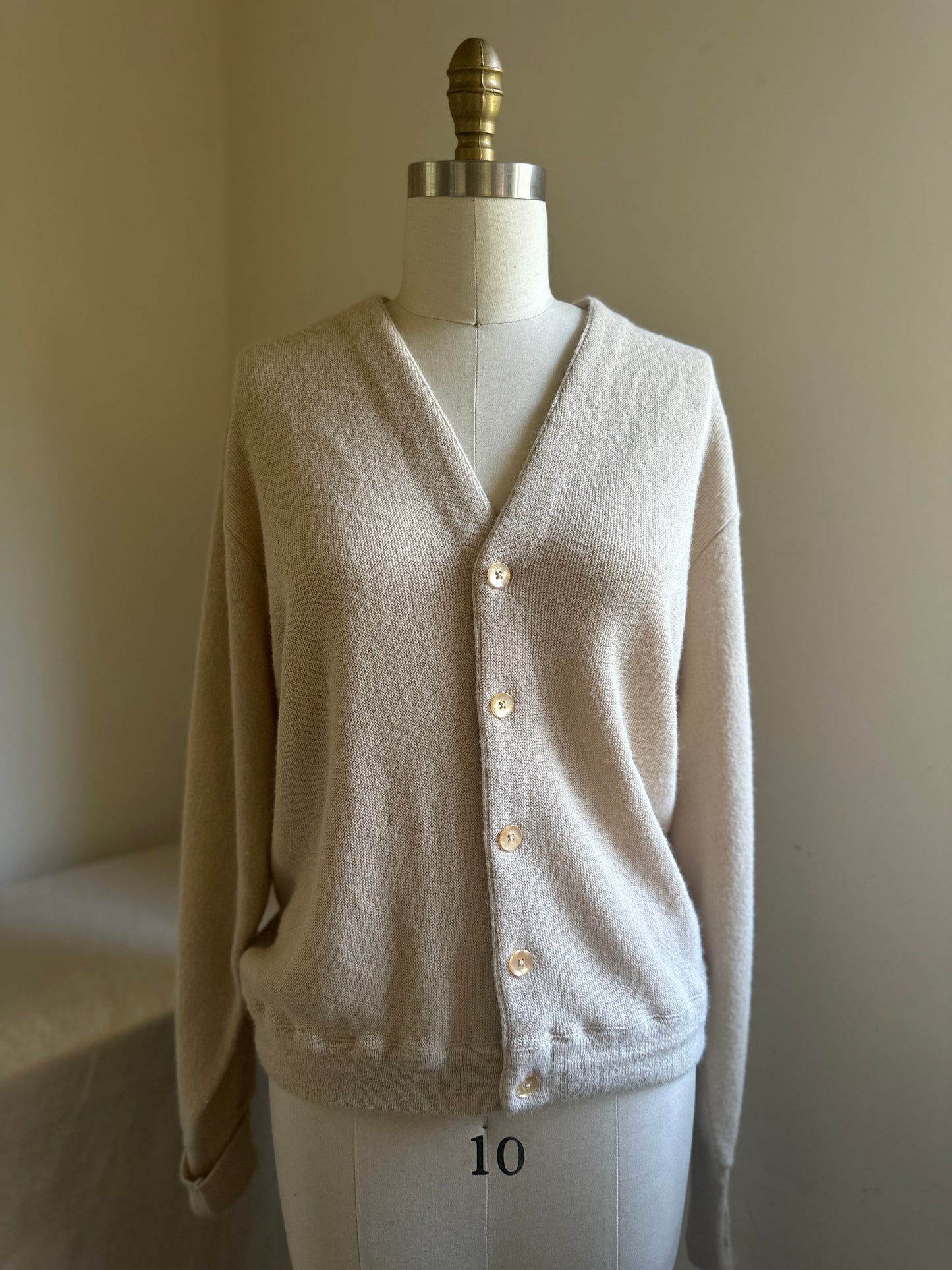 Lord Jeff Beige Golf Sweater