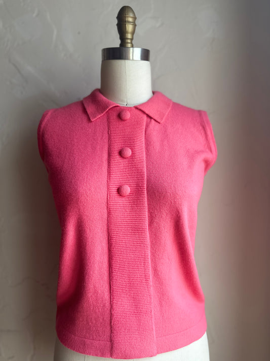 Bermuda Pink Sleeveless Sweater