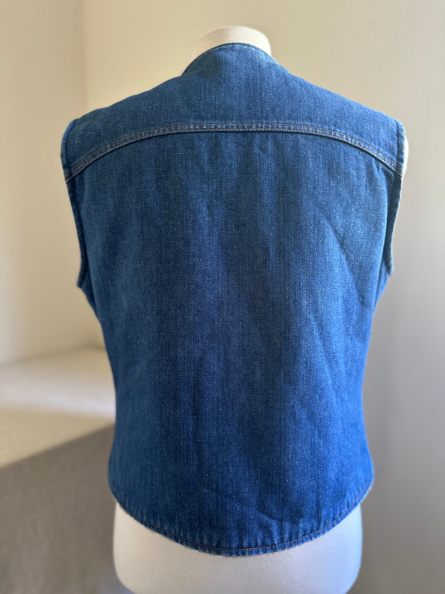 Fruit of the Loom Denim Fleeced Vest
