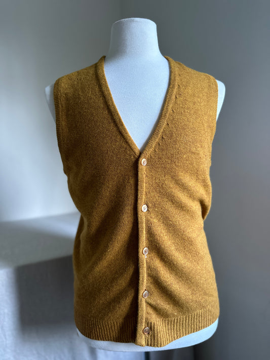 Sears "Men's Store" Lambswool Brown Vest