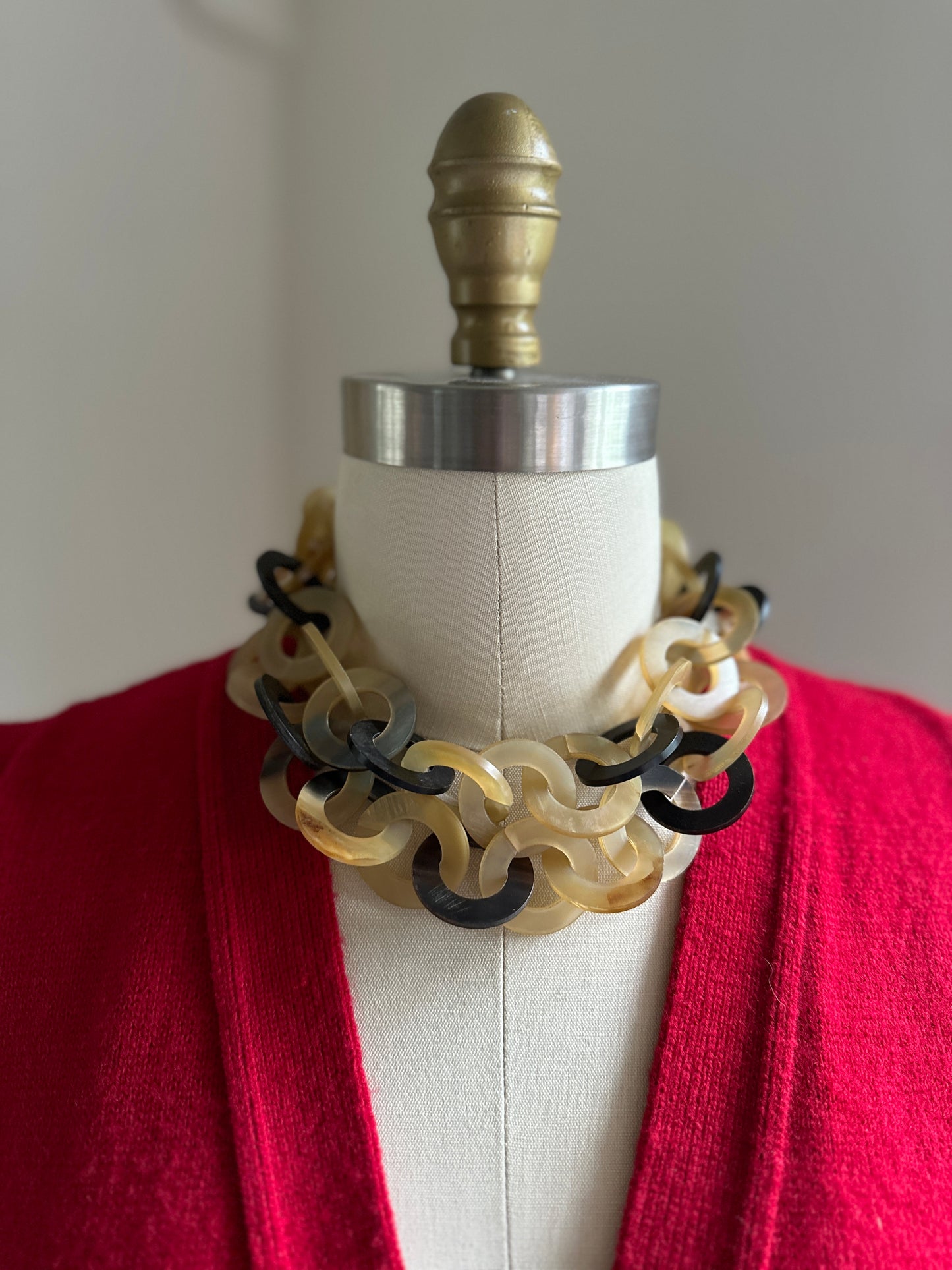 Plastic O-Ring Tortoise Necklace
