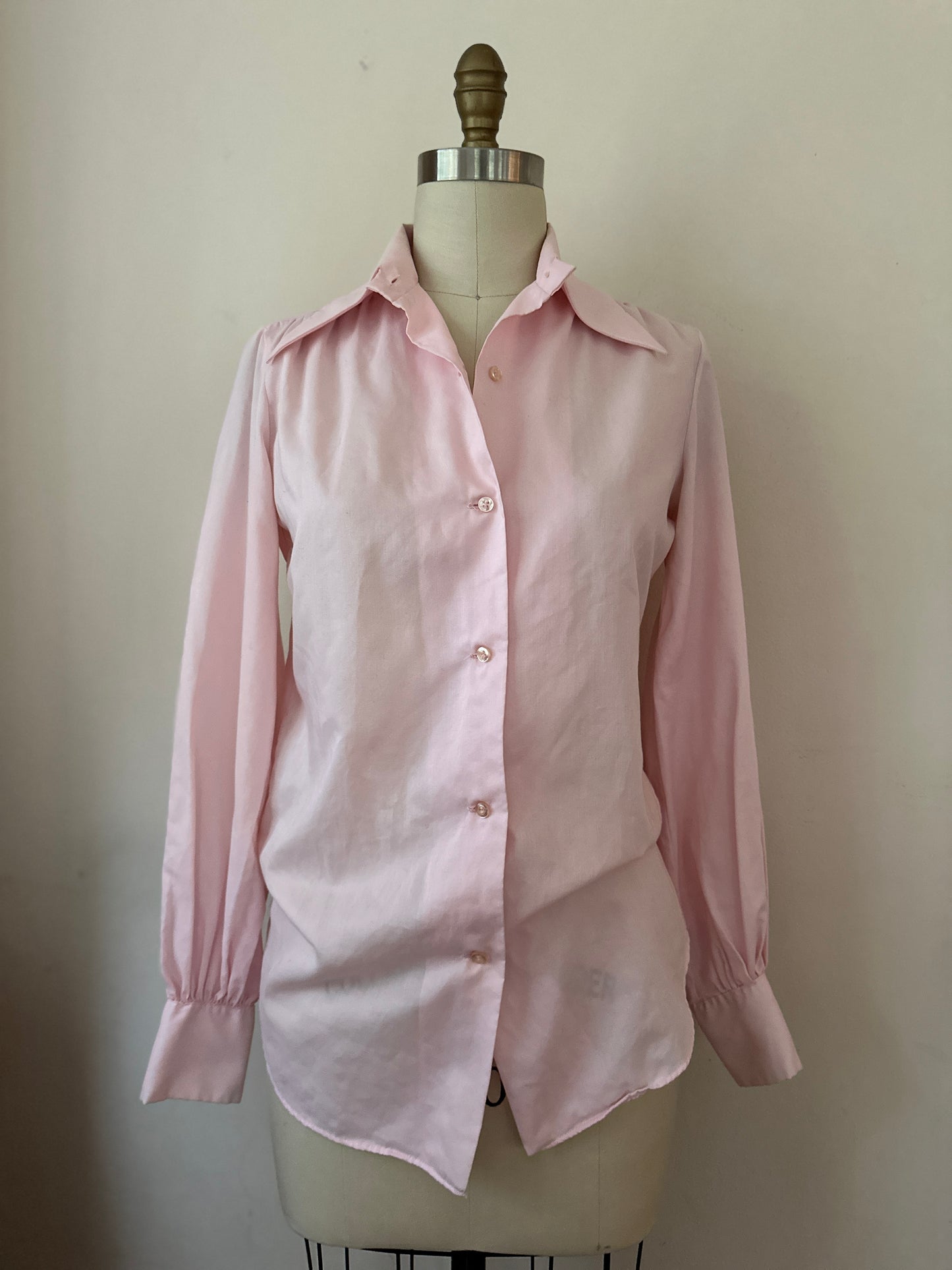 The Perfect Pink Collared Blouse by Lady Arrow