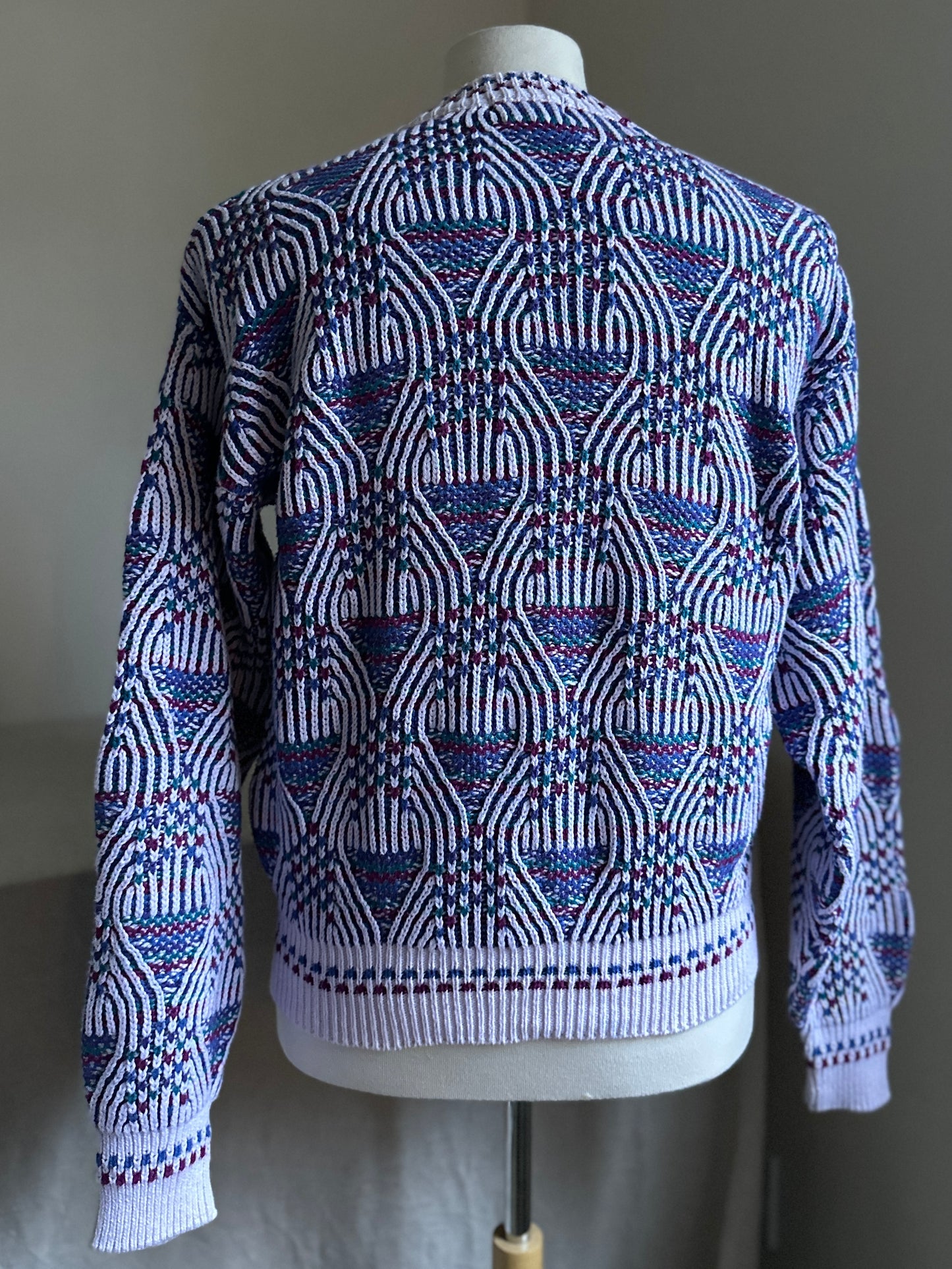 Alexander Julian Cotton Swirls Sweater