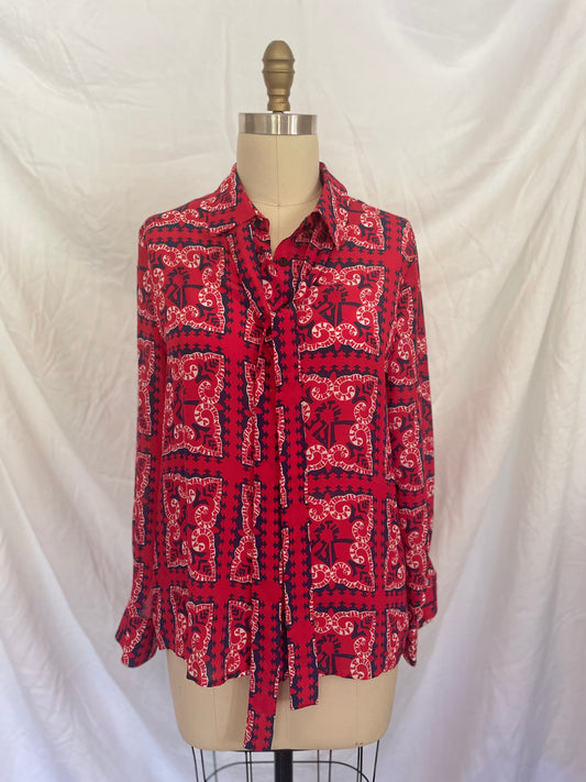 Valentino Silk Bandana Print Knock-Off