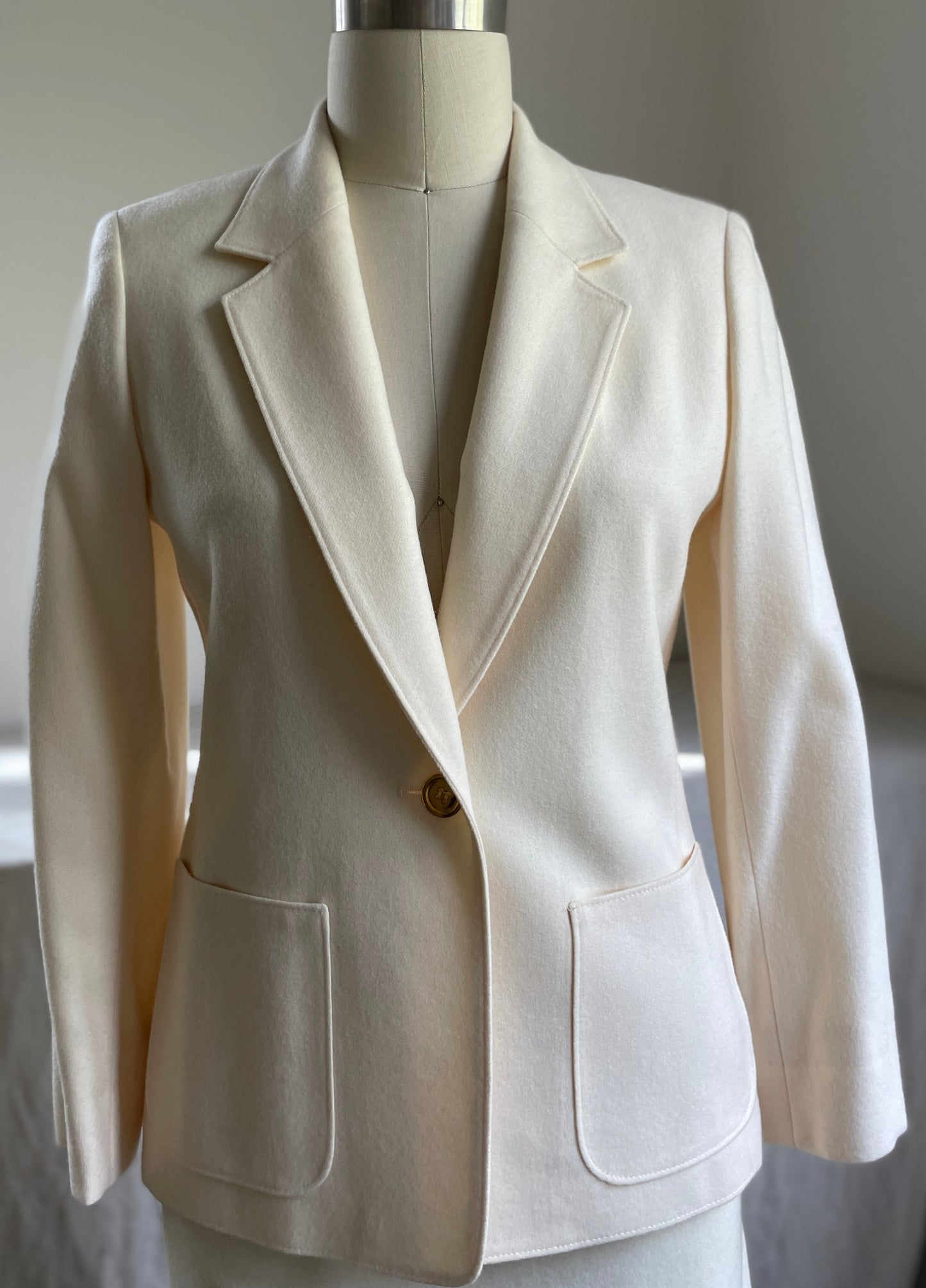 Classic Cream Petite Pendleton Suit