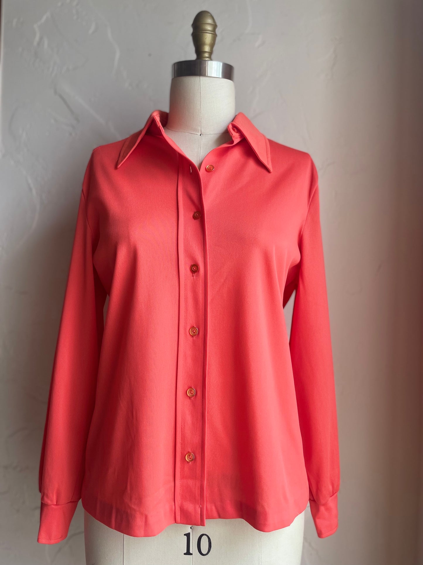 Poppy Orange Dress Shirt