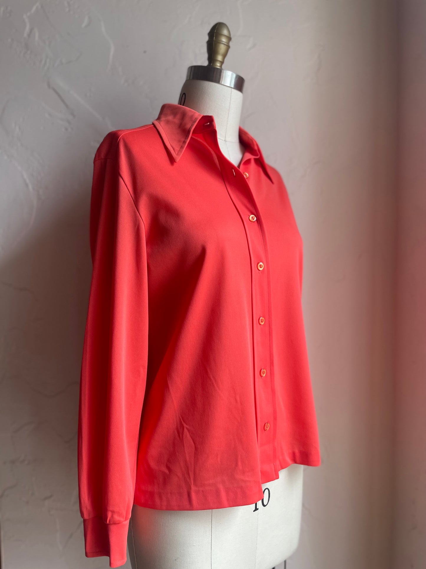 Poppy Orange Dress Shirt