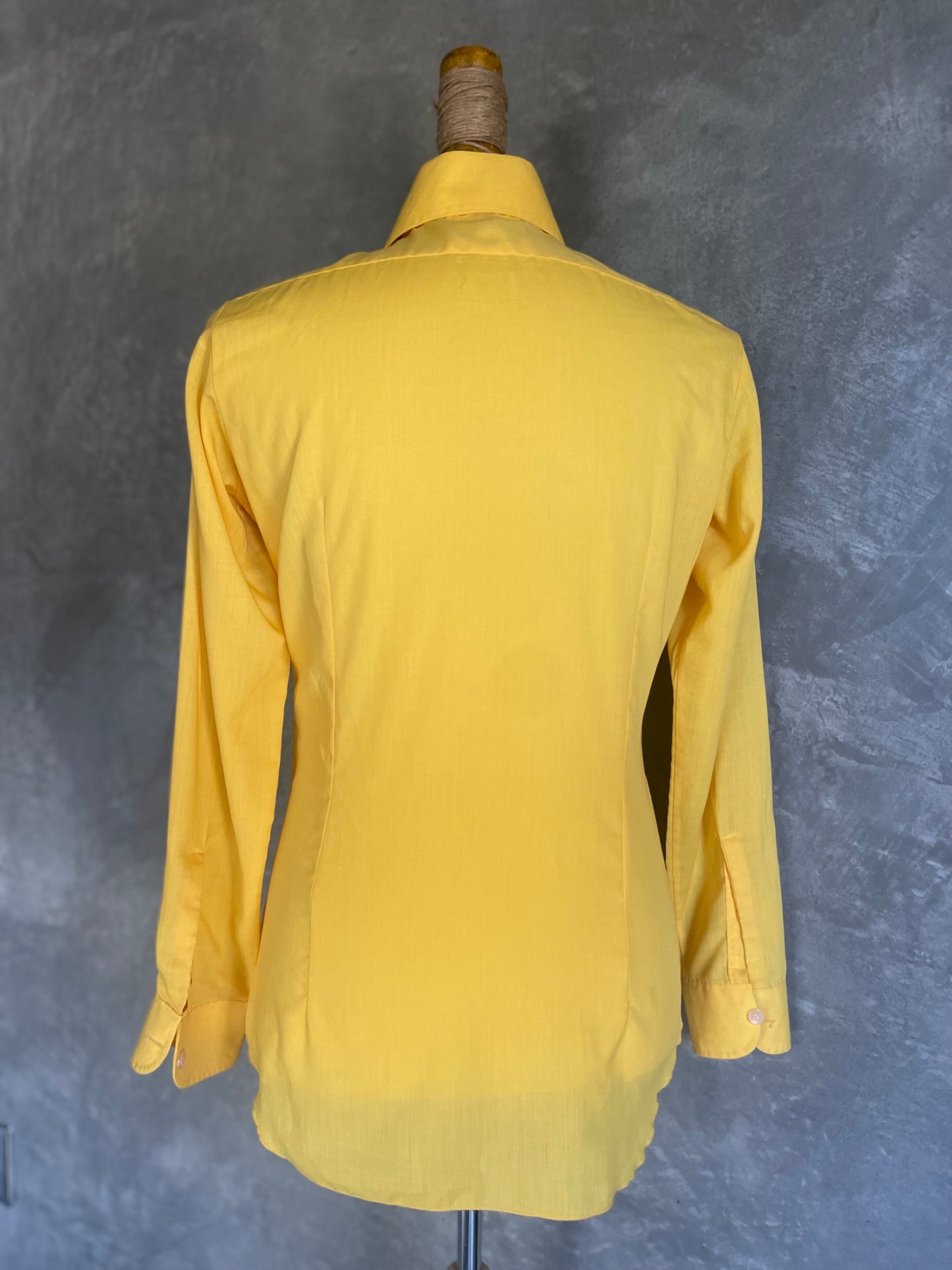 Haupt Sunshine Yellow Button Up
