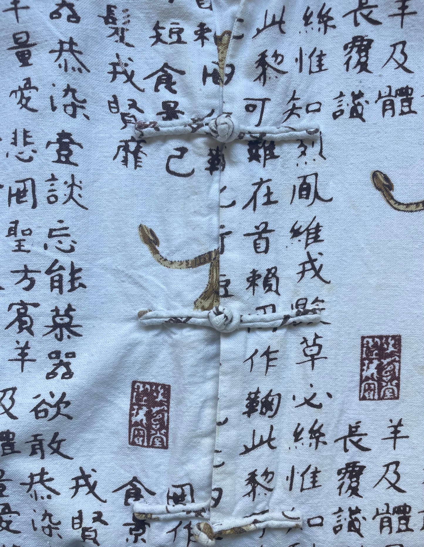 Frog-Button Tiger Shirt