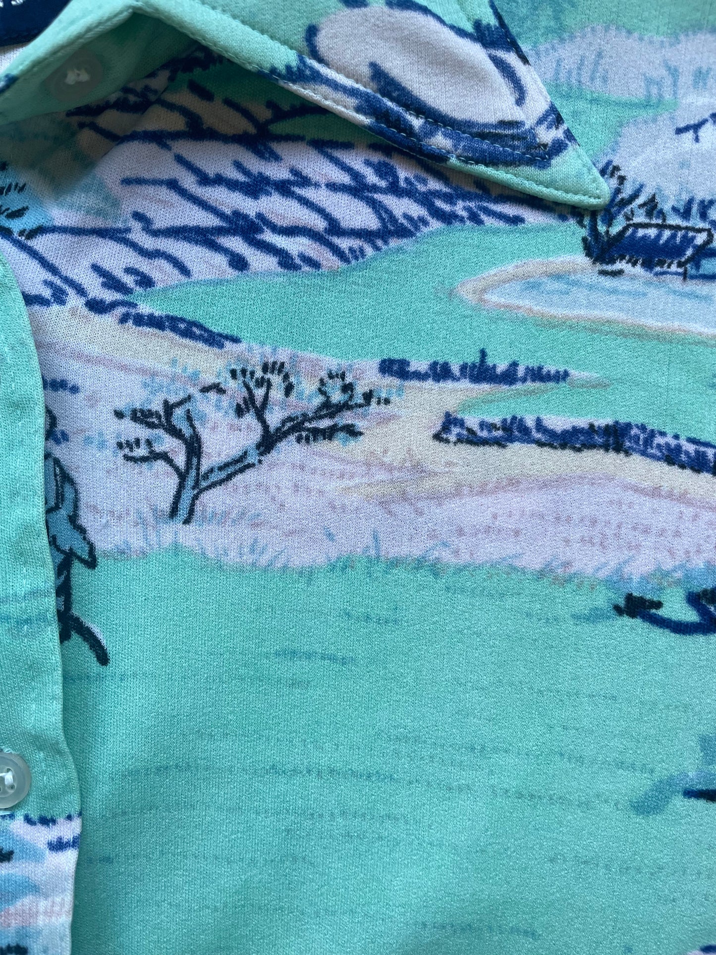 70s Hawaiian Countryside Shirt