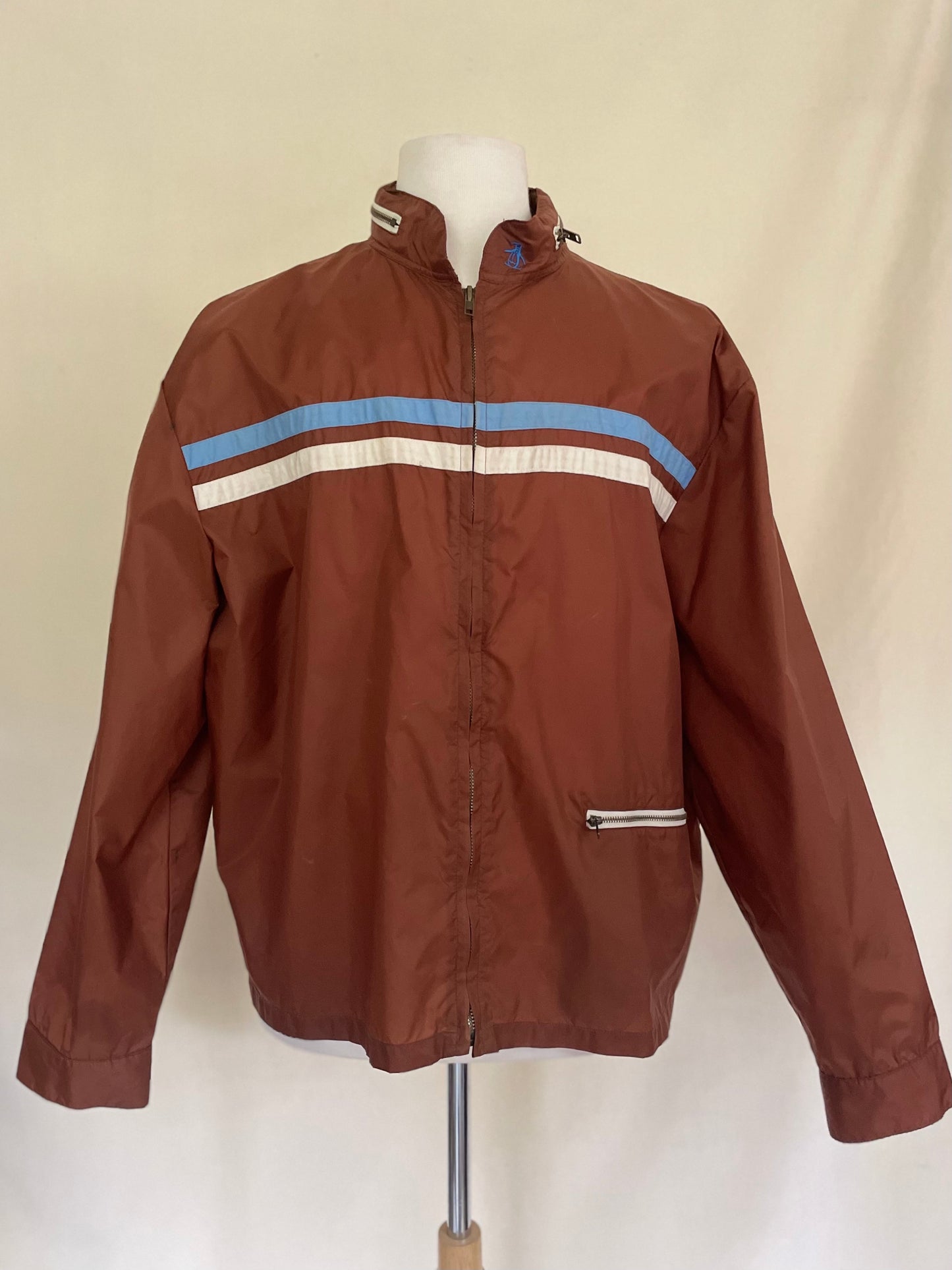 Penguin Two-Stripe Classic Windbreaker