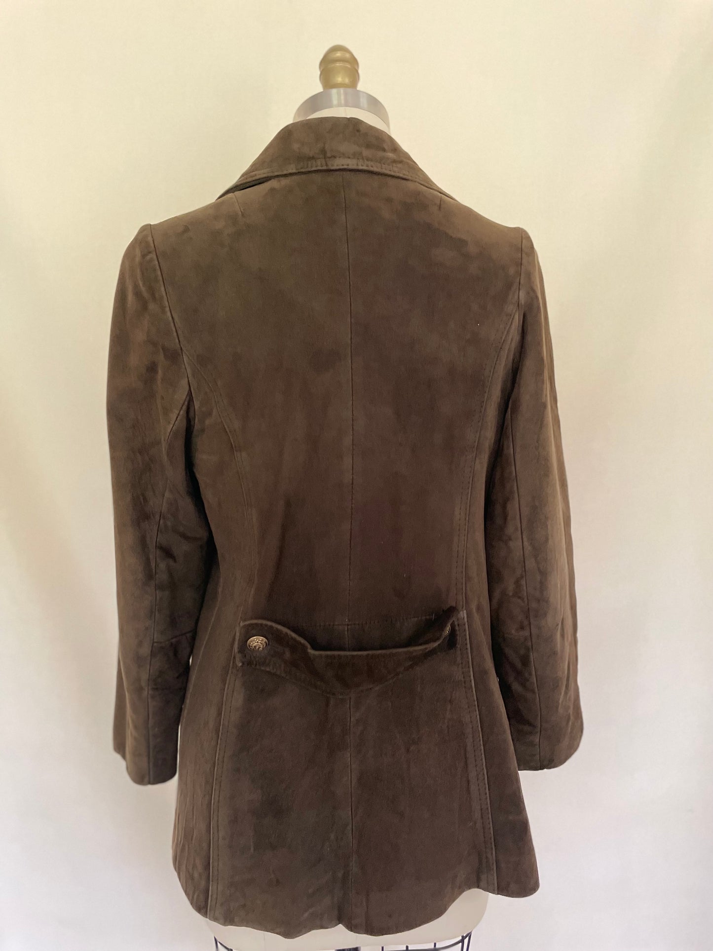 Beatnik Suede Pea Coat