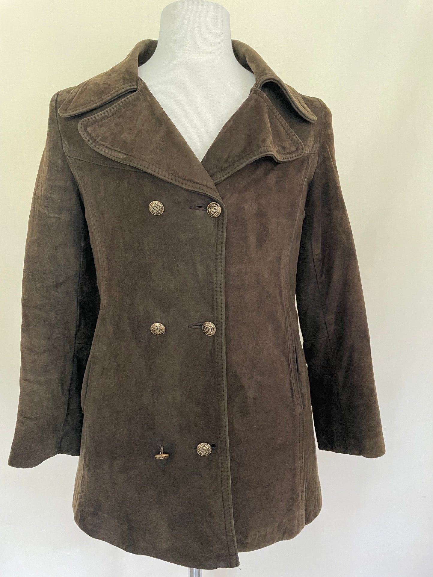 Beatnik Suede Pea Coat