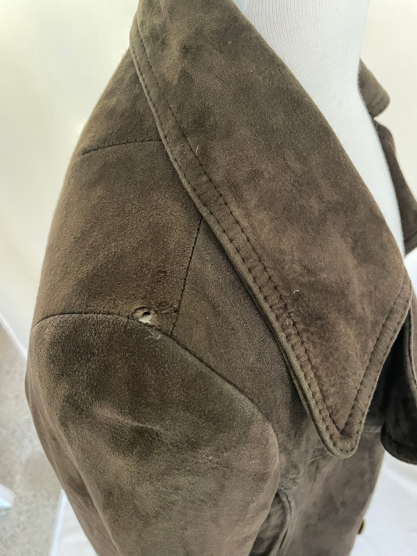 Beatnik Suede Pea Coat