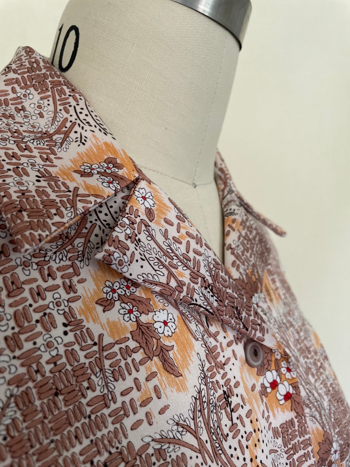 Subtle Cotton Short-Sleeved Button-Up