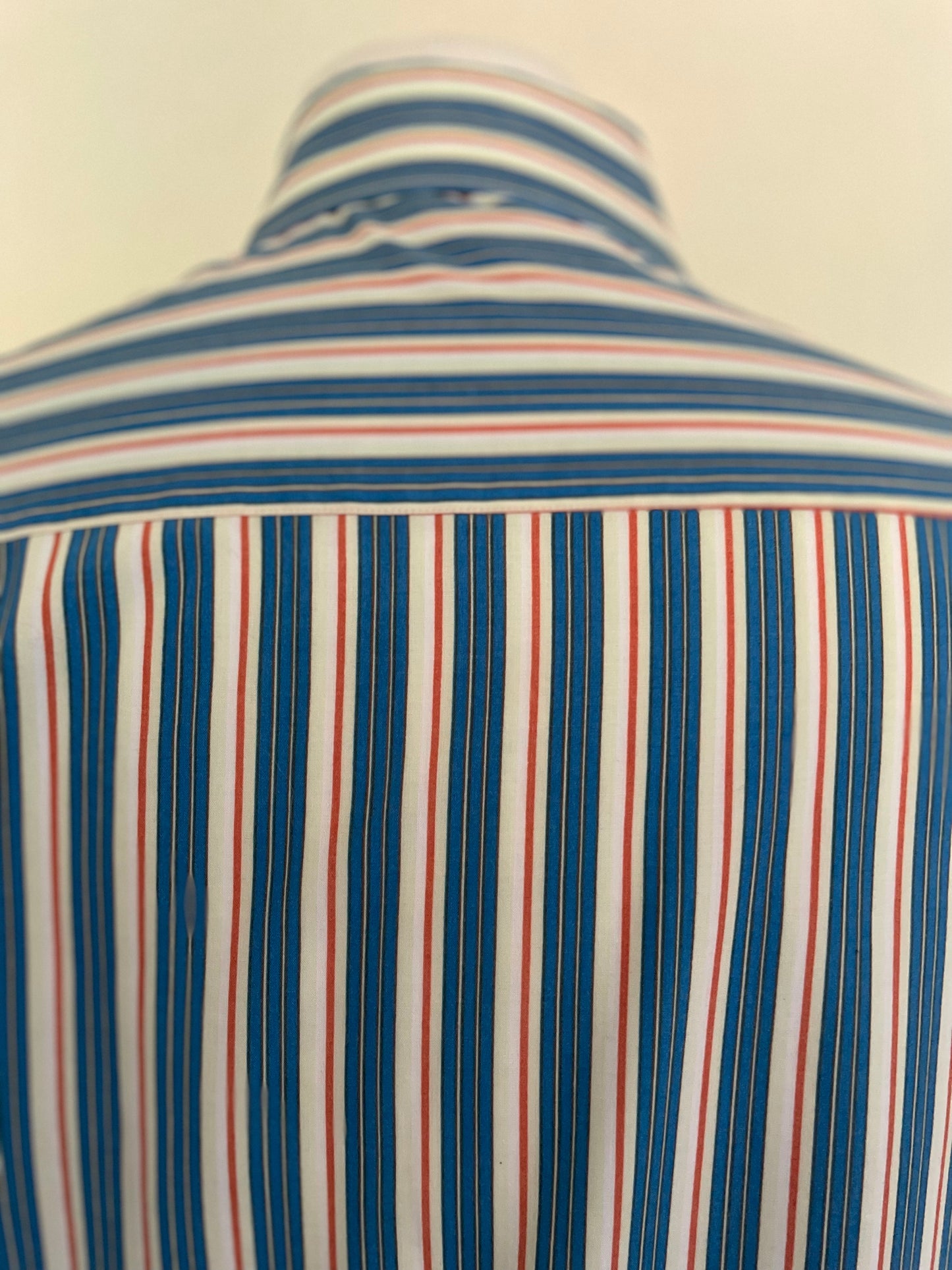 Oleg Cassini Silk Rayon Striped Dress Shirt