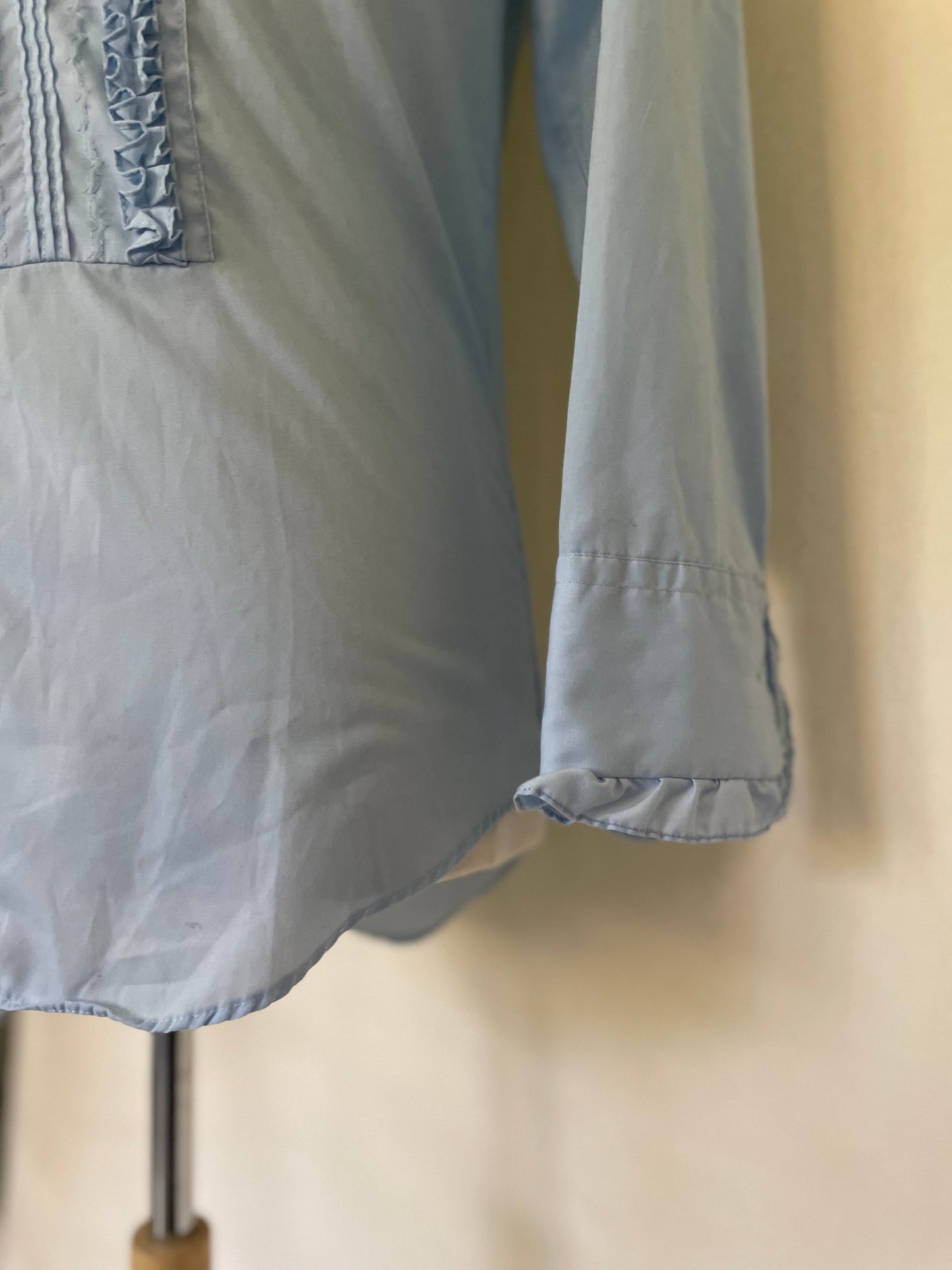 Roughed Up Ruffled Tuxedo Shirt