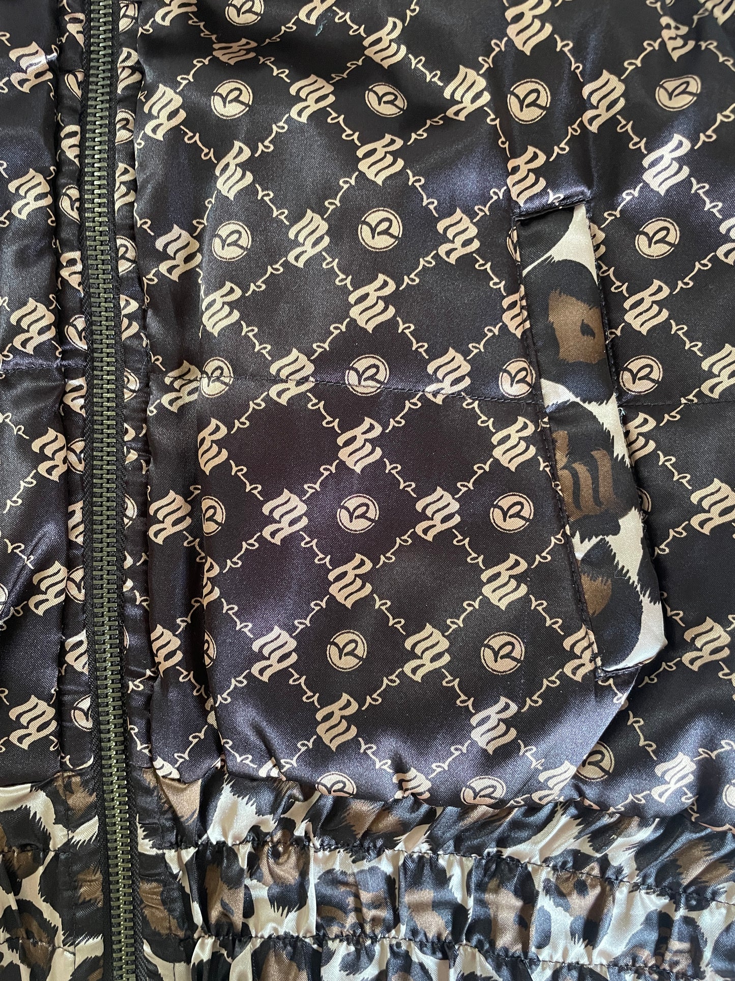 Glam Cheetah Puffy Vest