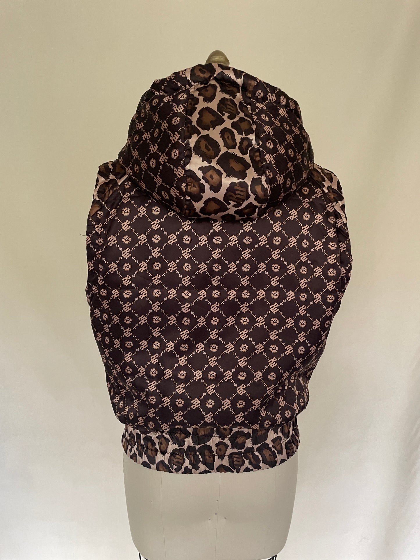 Glam Cheetah Puffy Vest
