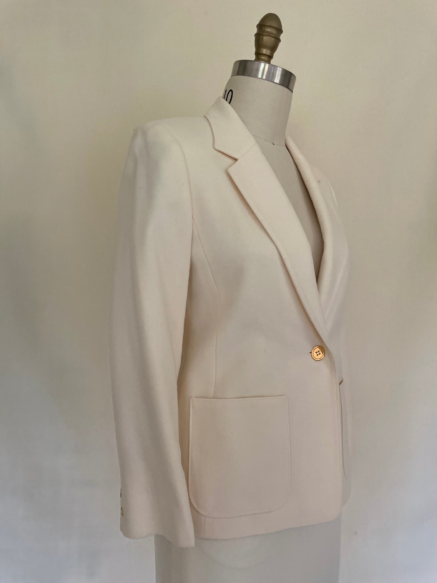Classic Cream Petite Pendleton Suit
