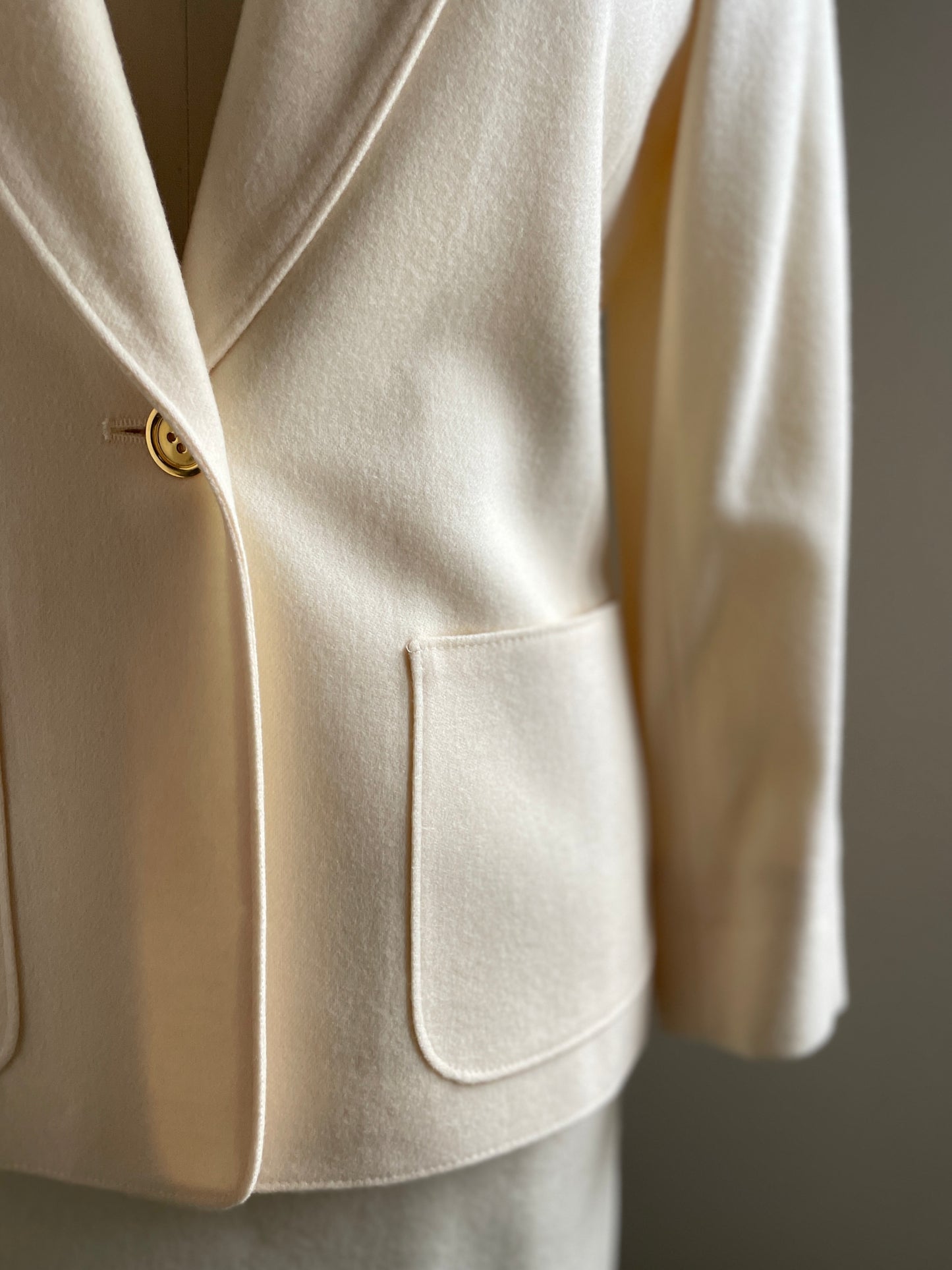 Classic Cream Petite Pendleton Suit