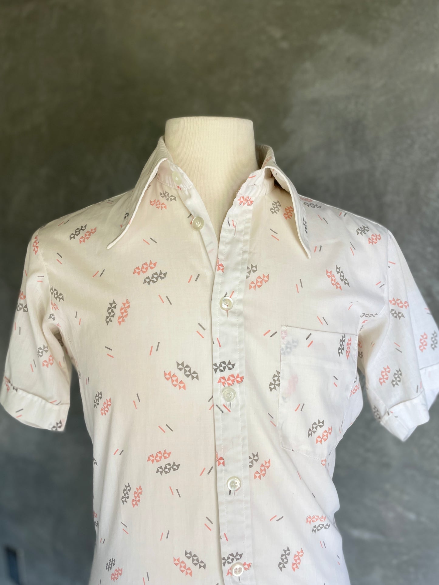 Short-Sleeved Sprinkles Button Up