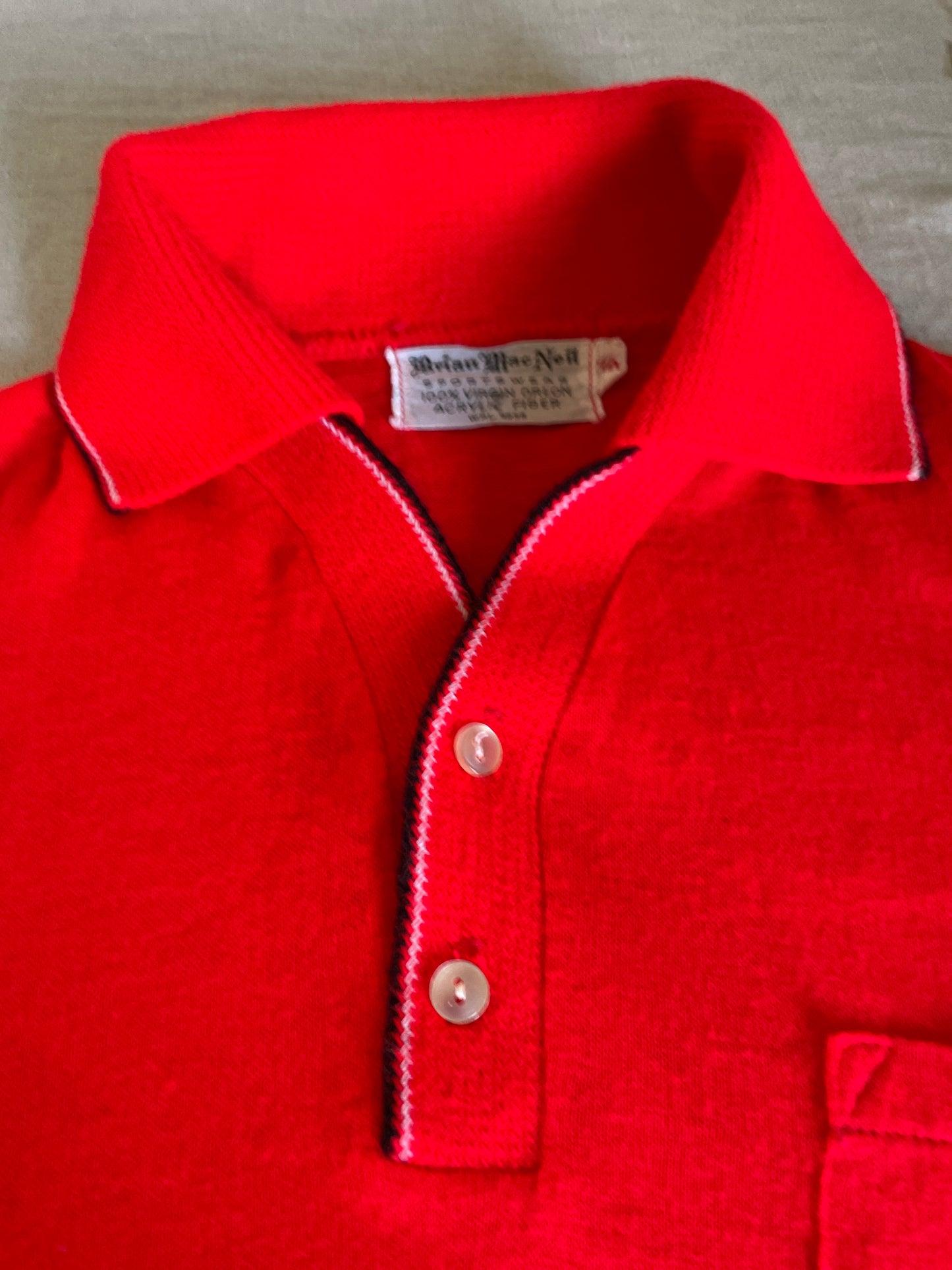 Poppin' Poppy Red Polo Sweater