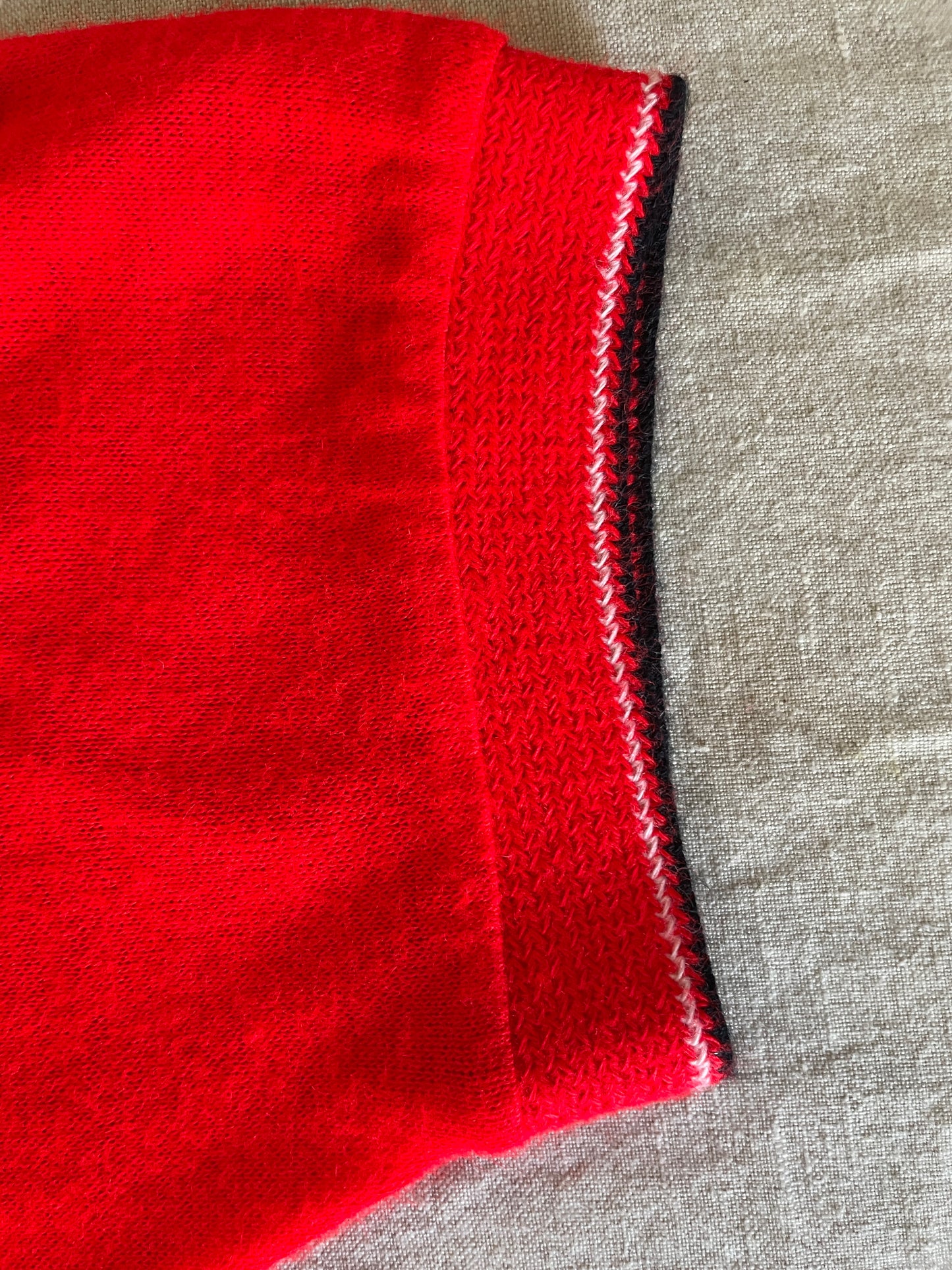 Poppin' Poppy Red Polo Sweater