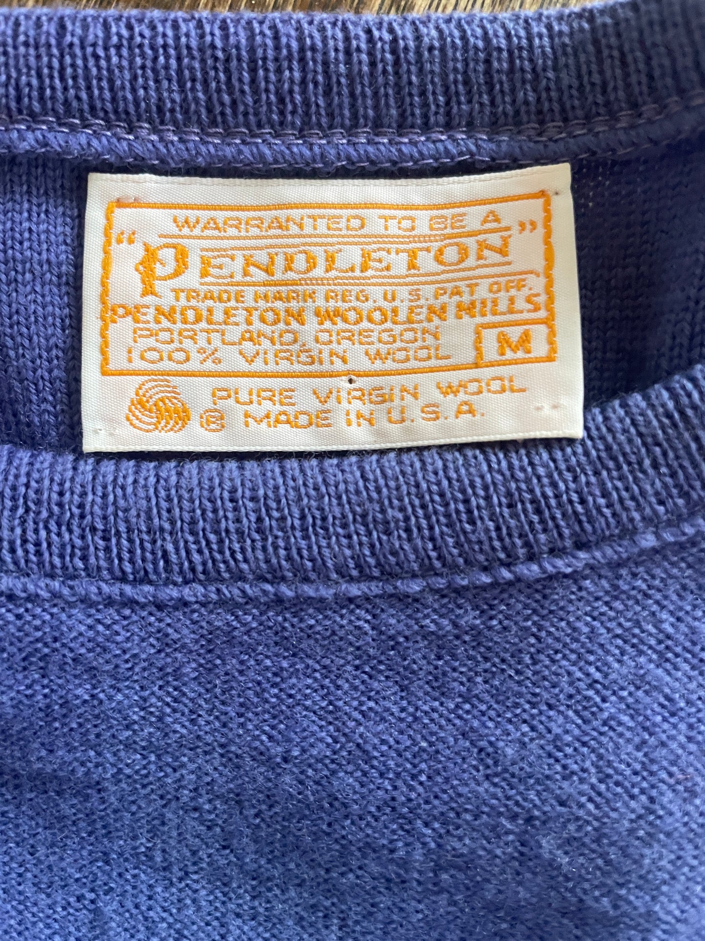 Geometric Pendleton Vest